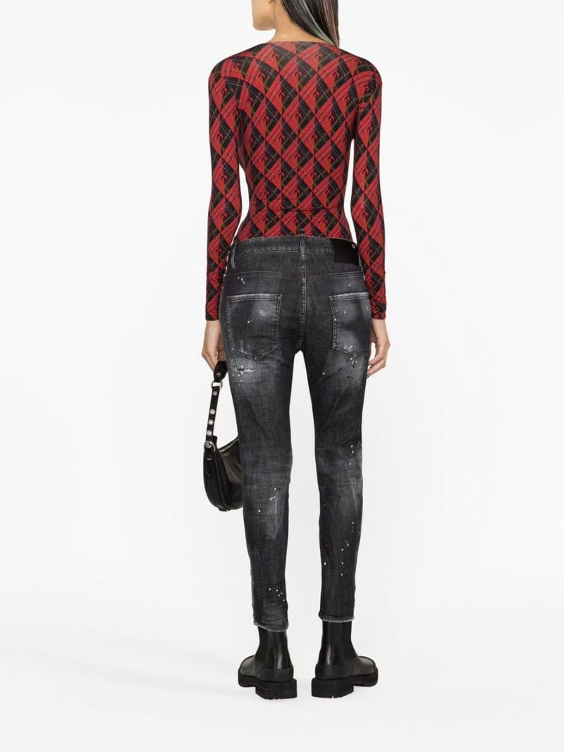 low-rise distressed skinny jeans 4