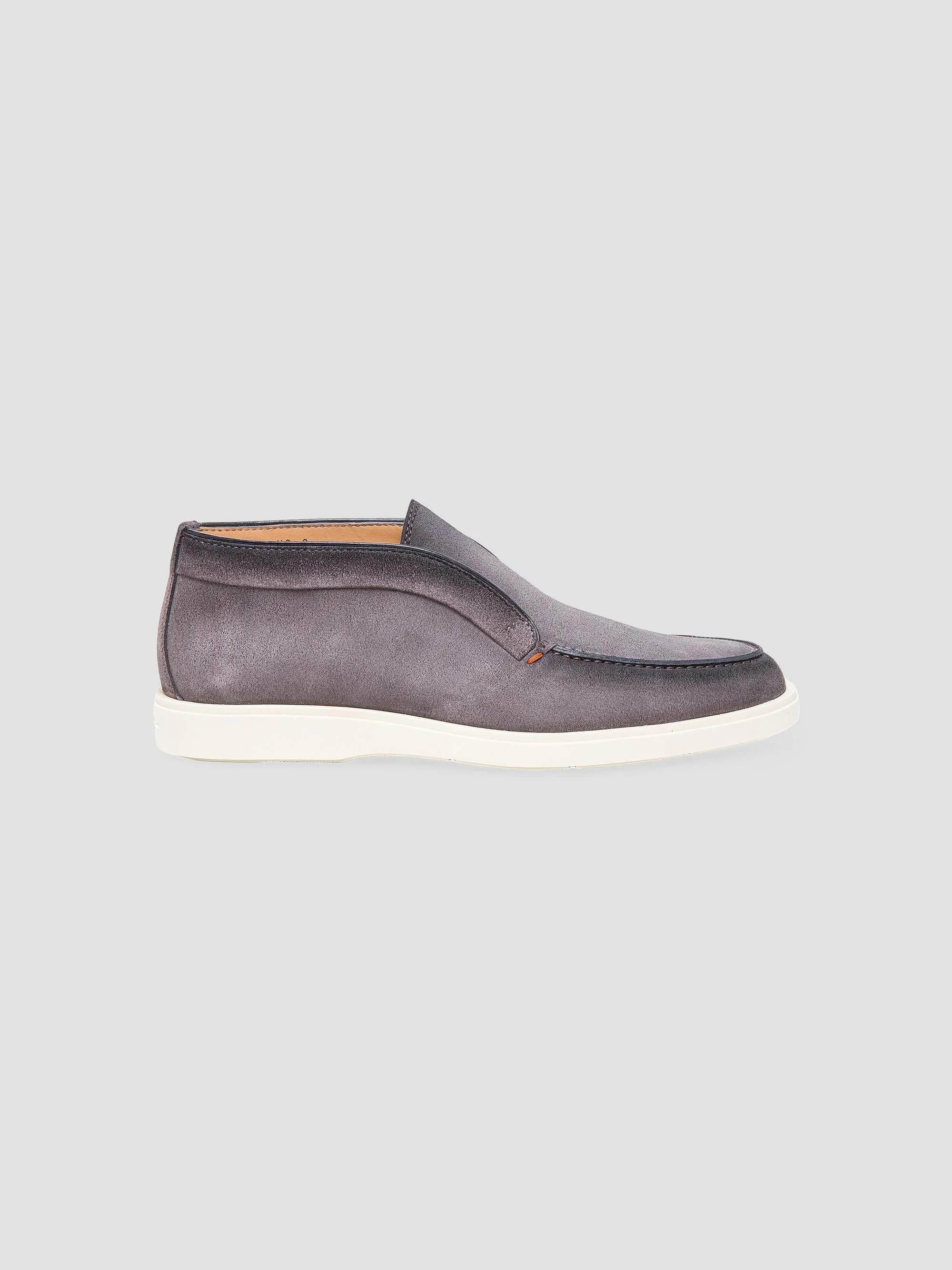 Men's Detroit Suede Loafers - Grey - 1