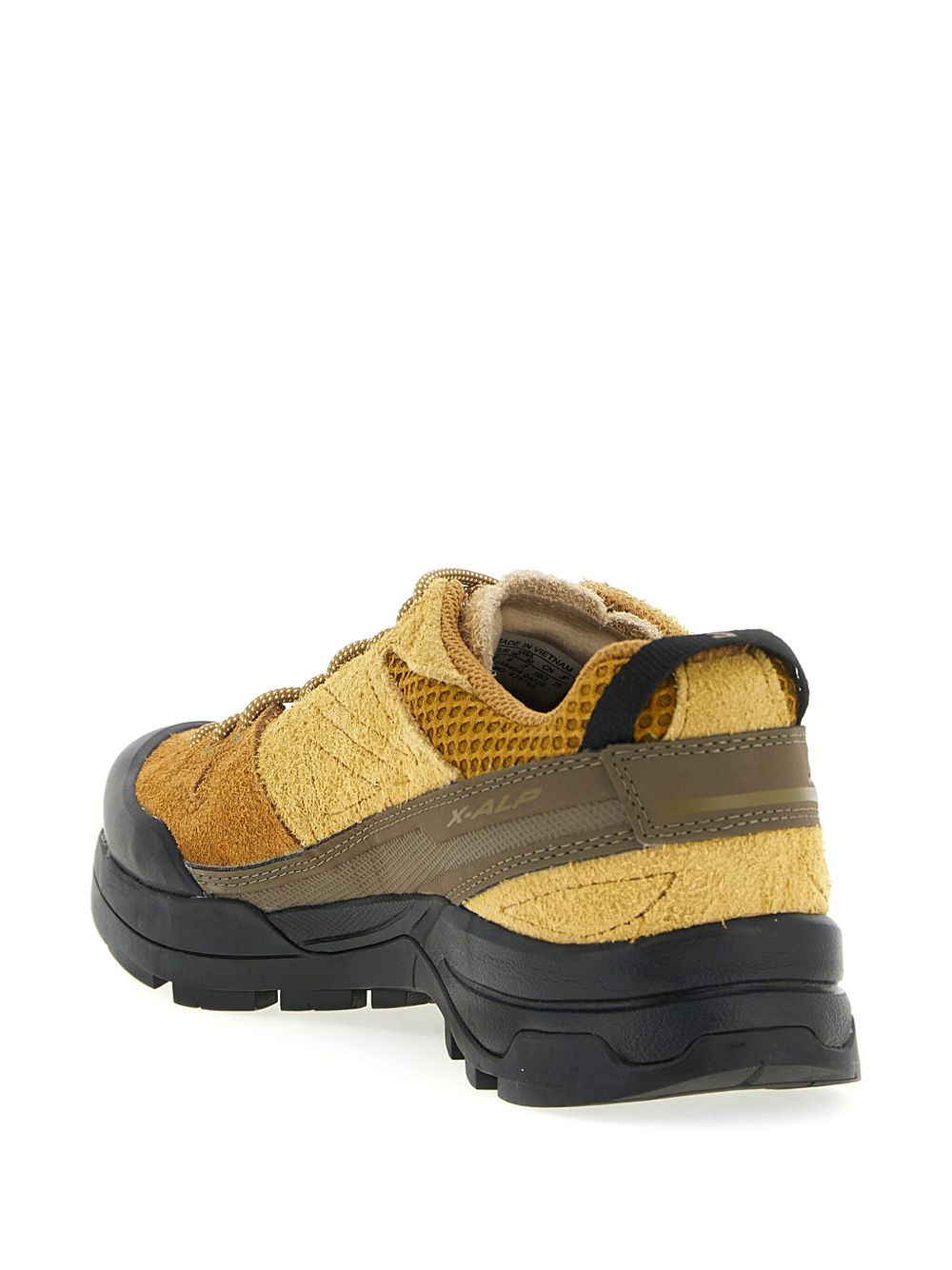 suede mesh sneakers - 3