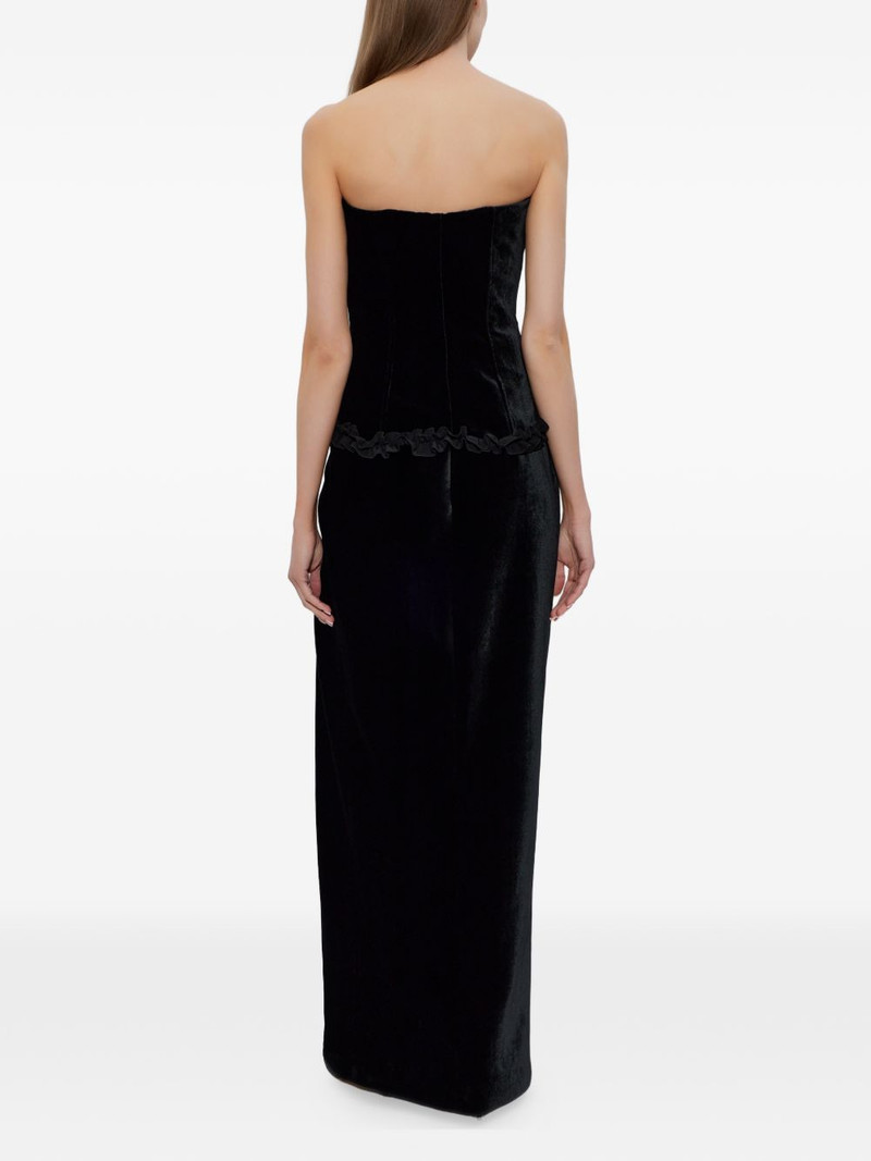 ruffled bow-detail maxi dress 4