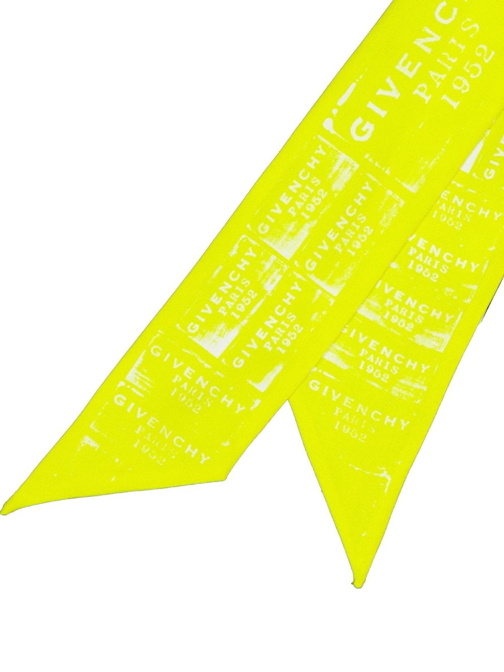 graphic-print silk scarf - 3