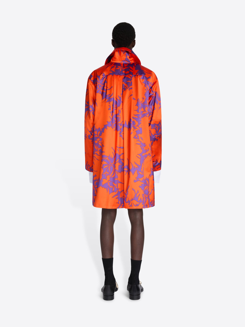 PRINTED SATIN COAT 4