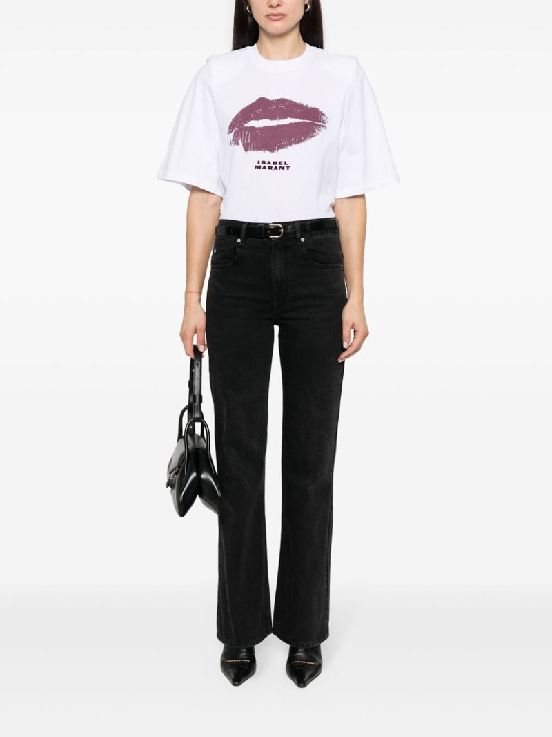 Isabel Marant Belvira high-rise bootcut jeans outlook