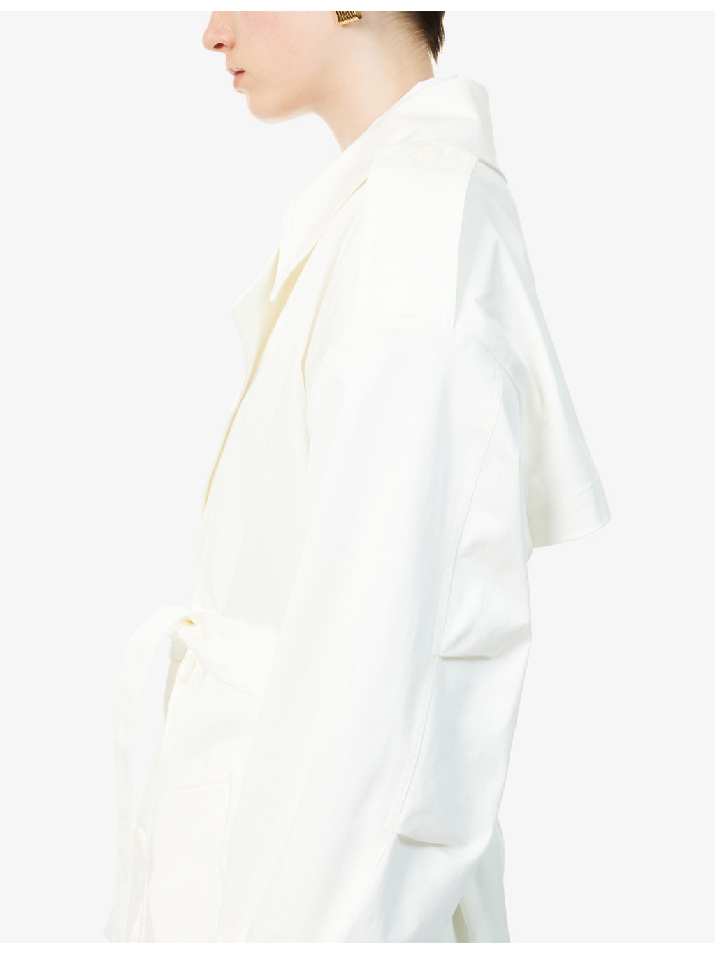 Zurich Oversized Stretch-Cotton Trench - 6