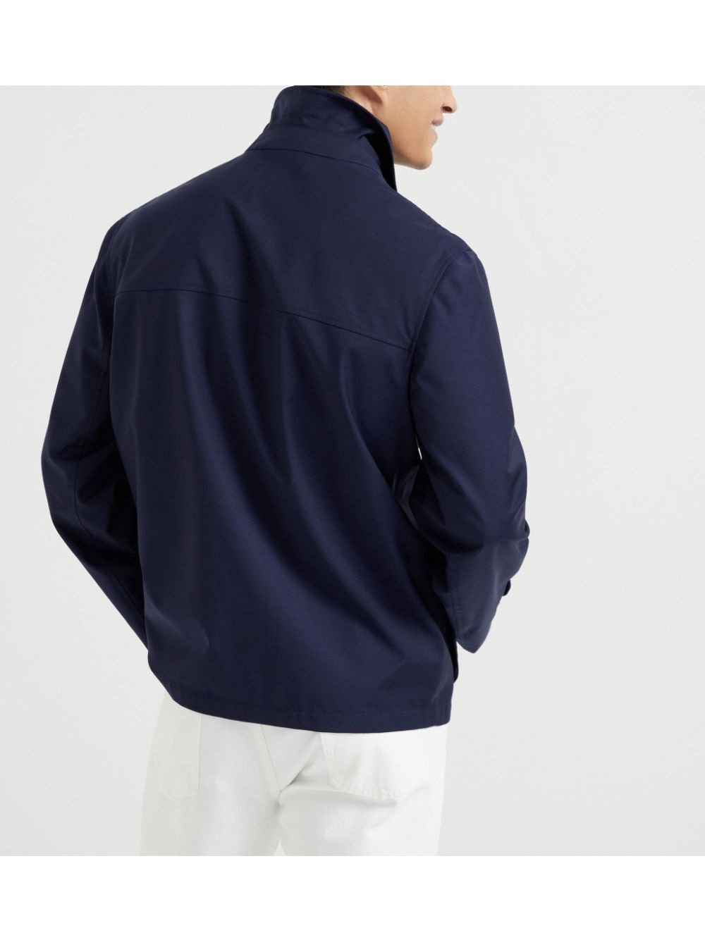 raglan-sleeve field jacket - 4