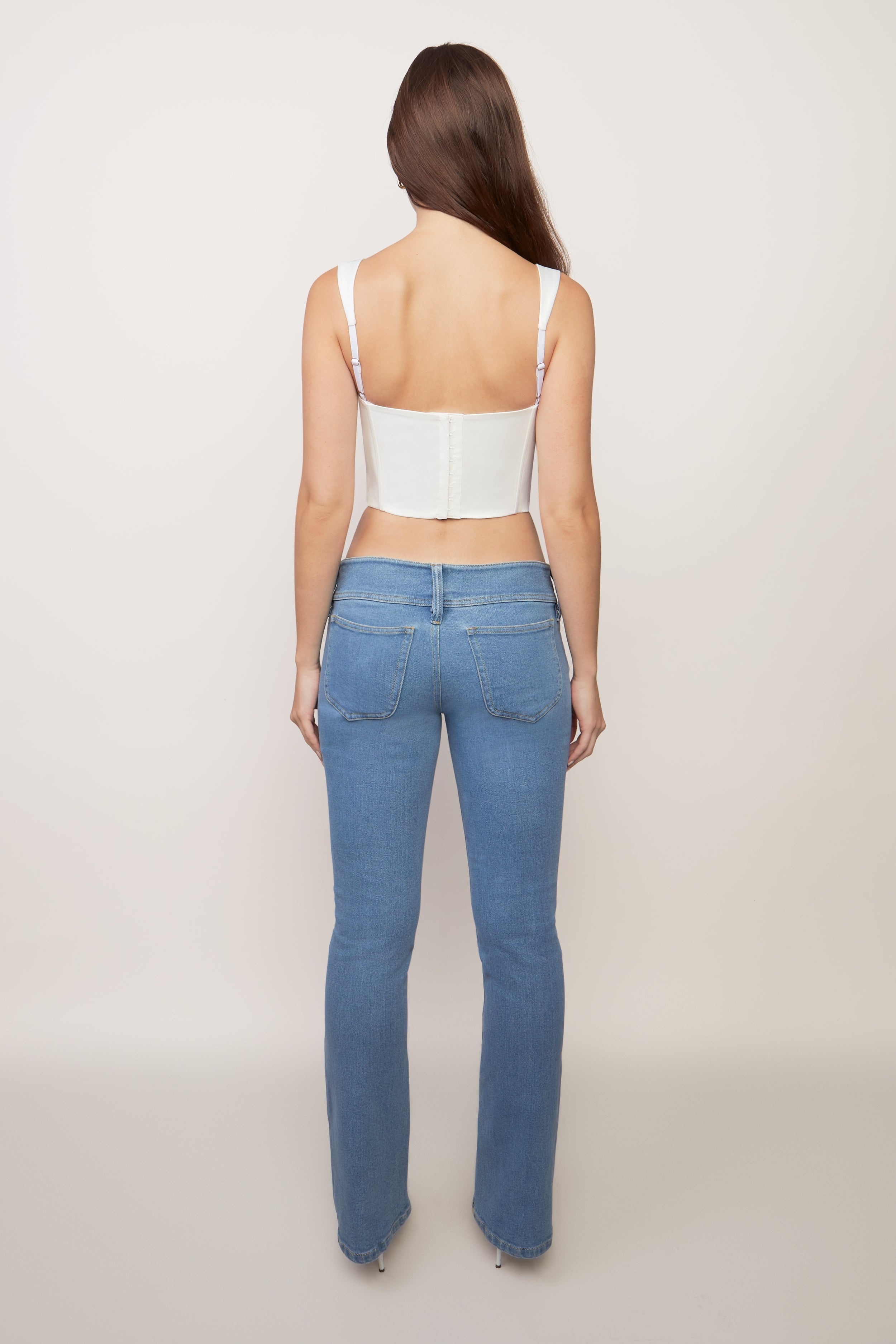 GUIZIO RUCHED CUP BUSTIER TOP | REVERSIBLE