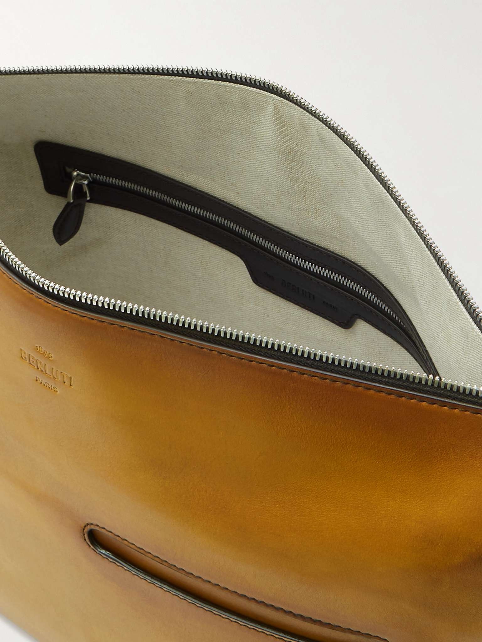 Venezia Leather Messenger Bag - 3
