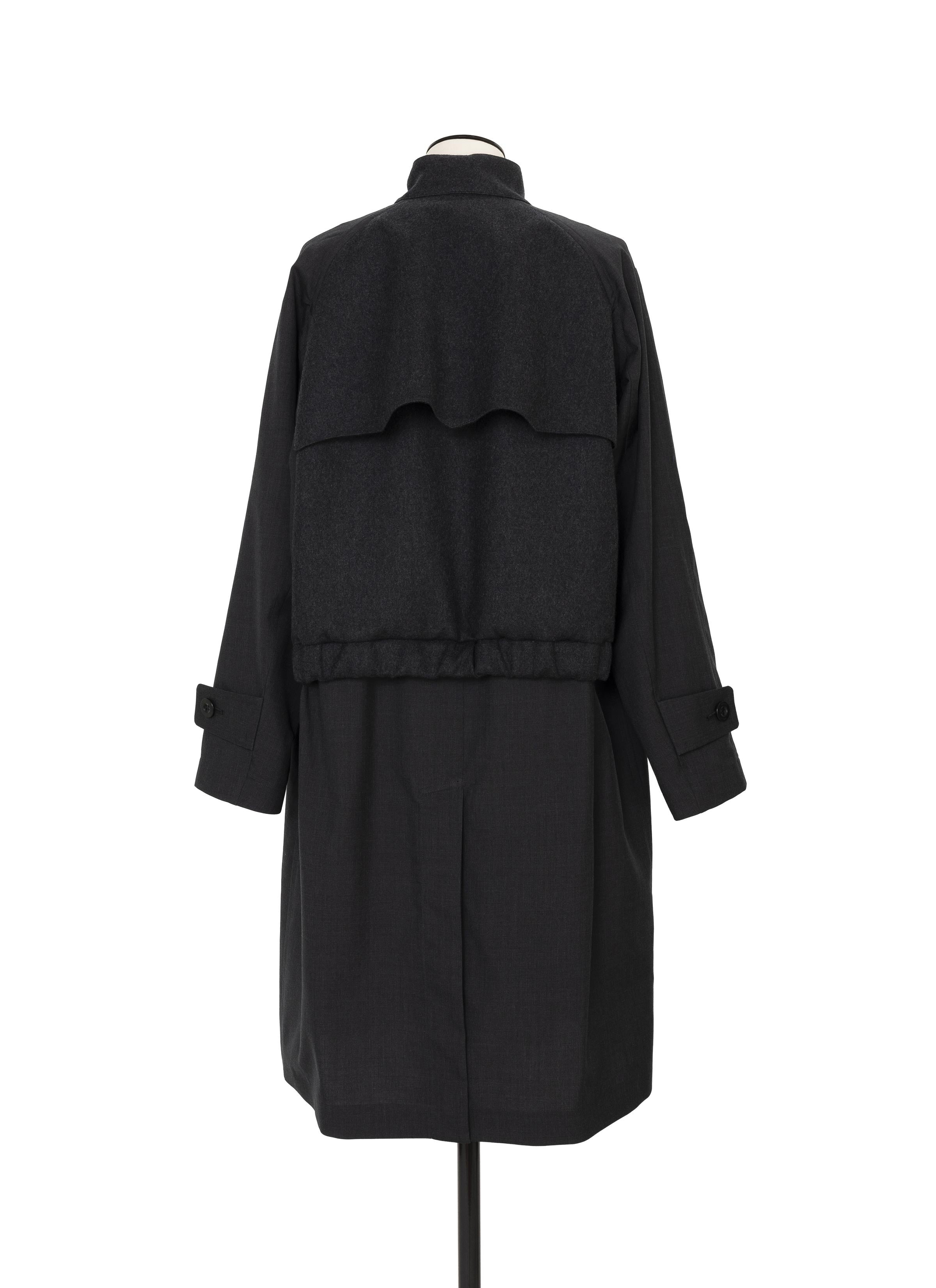 Suiting x Wool Melton Coat - 4