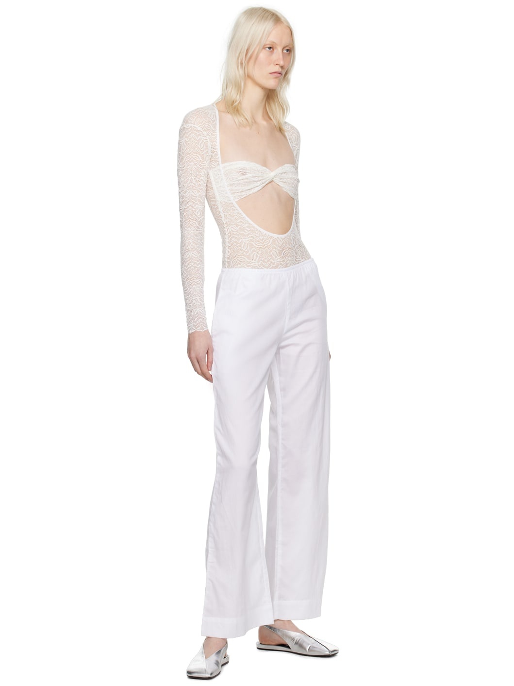 White Baes Bodysuit - 5
