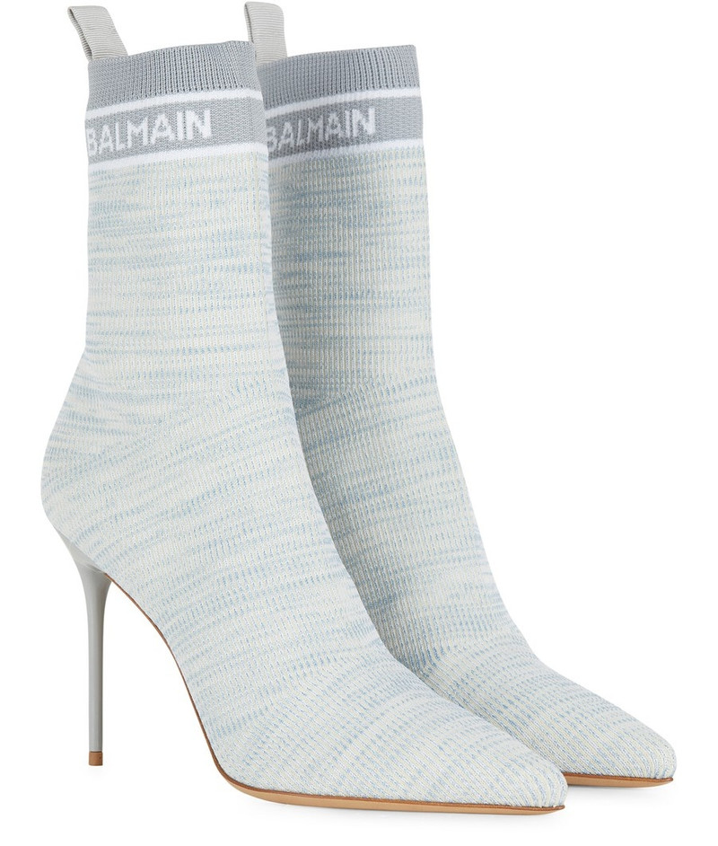 Balmain Skye mesh ankle boots outlook