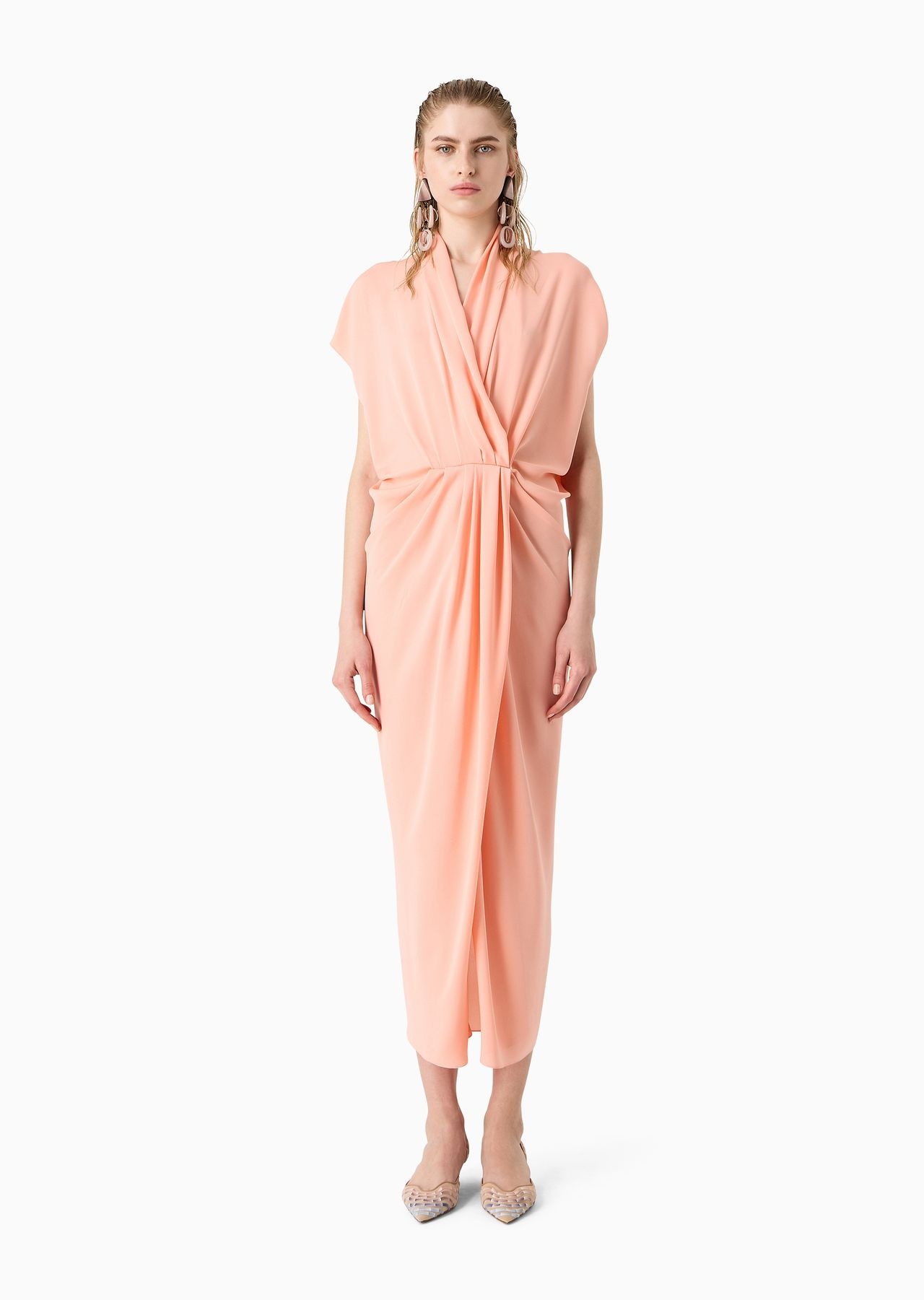 ASV triple silk georgette long dress - 2