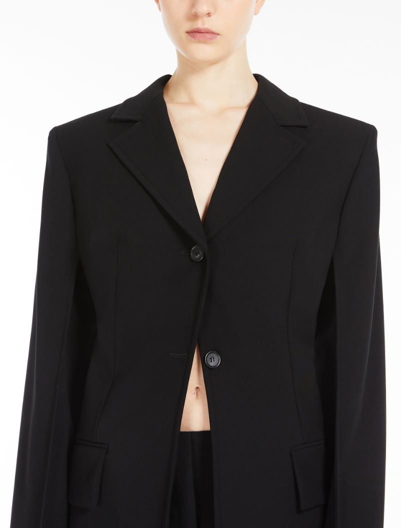 Stretch duster coat in technical viscose - RUNWAY - 5