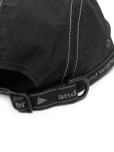 and Wander logo-tape contrast-stitching cap outlook