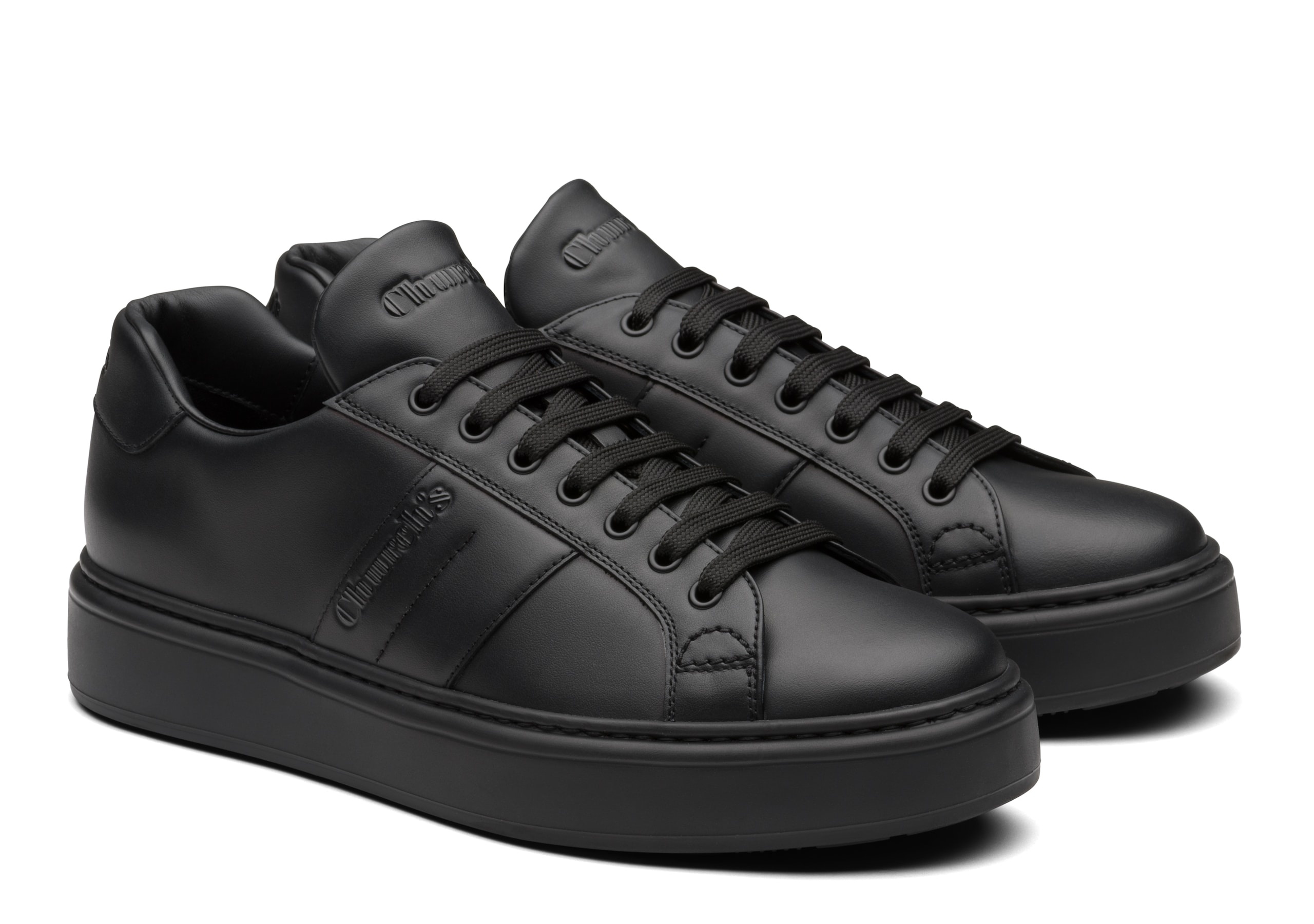 Mach 3
Calf Leather Classic Sneaker Black - 2