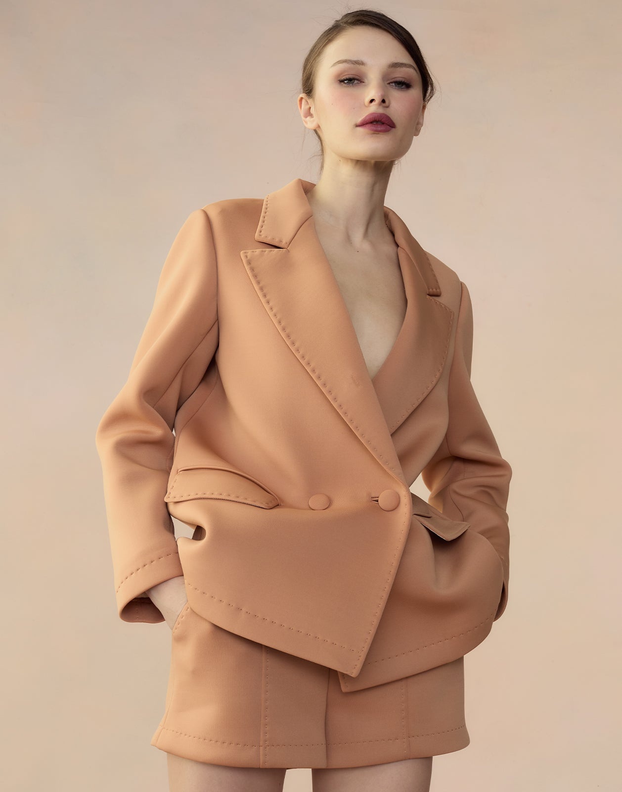 Bonded Pick Stitch Jacket - 4