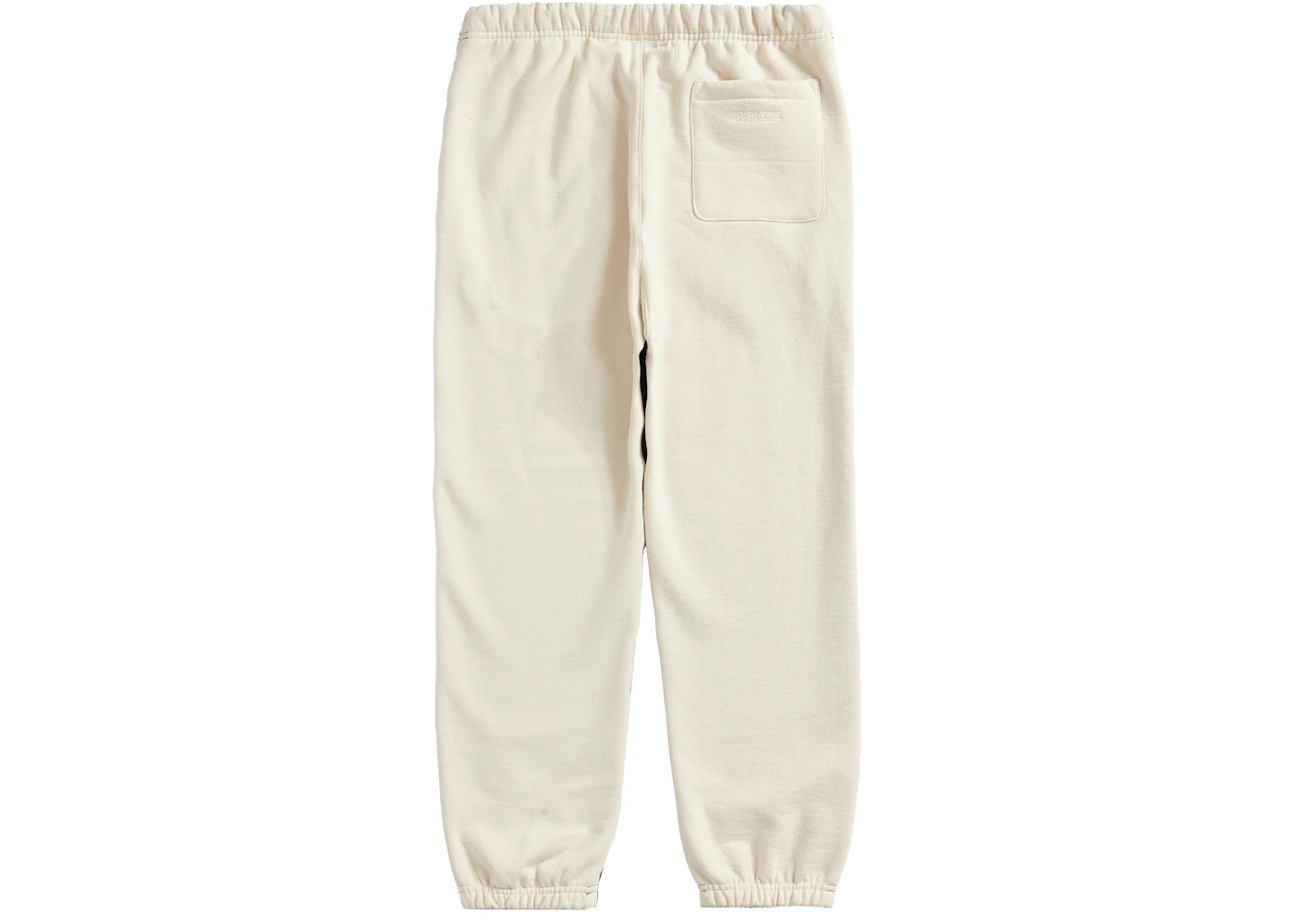 Supreme S Logo Split Sweatpant Black - 2