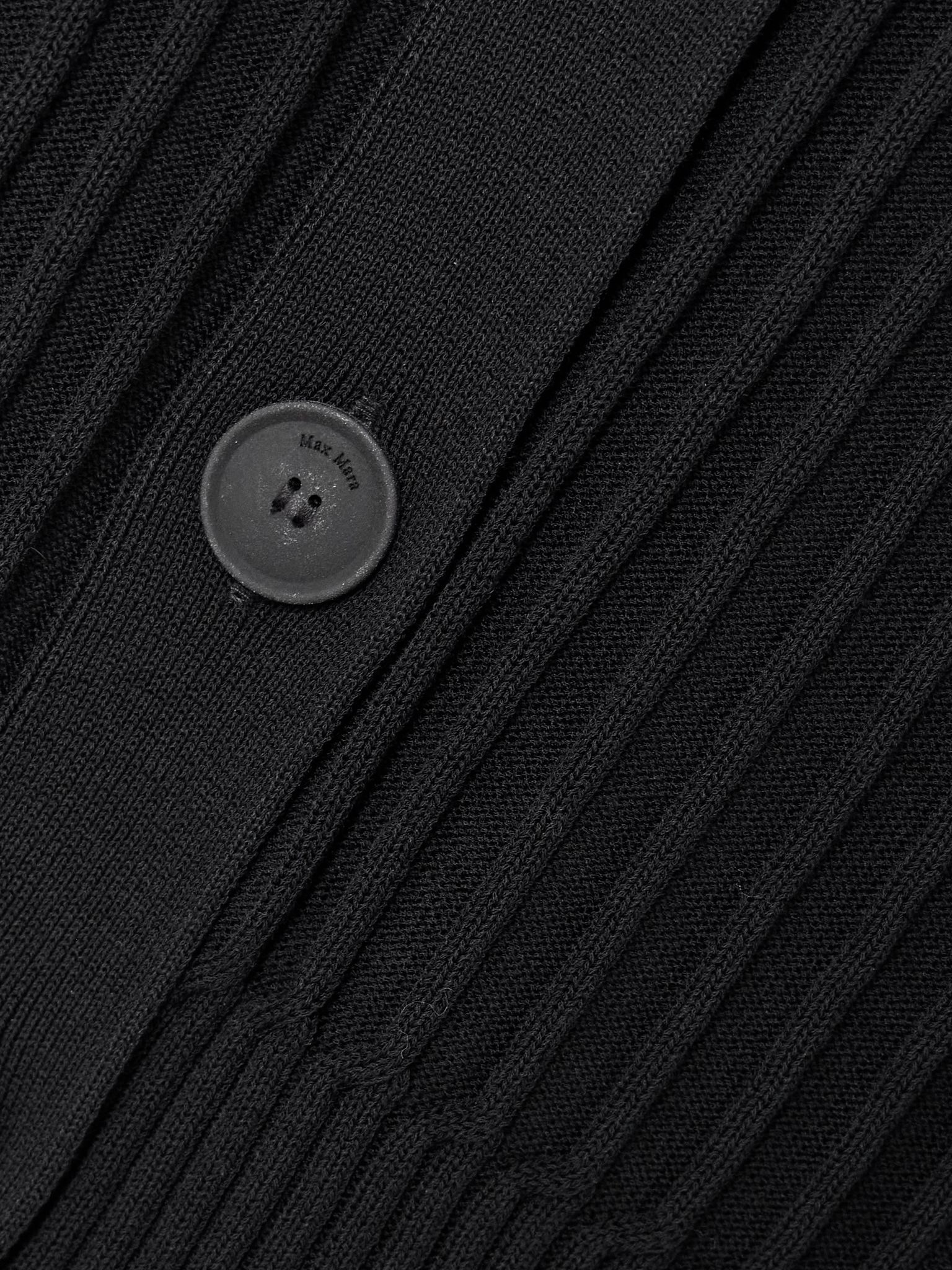 Bimba ribbed cotton-blend vest Black - 4
