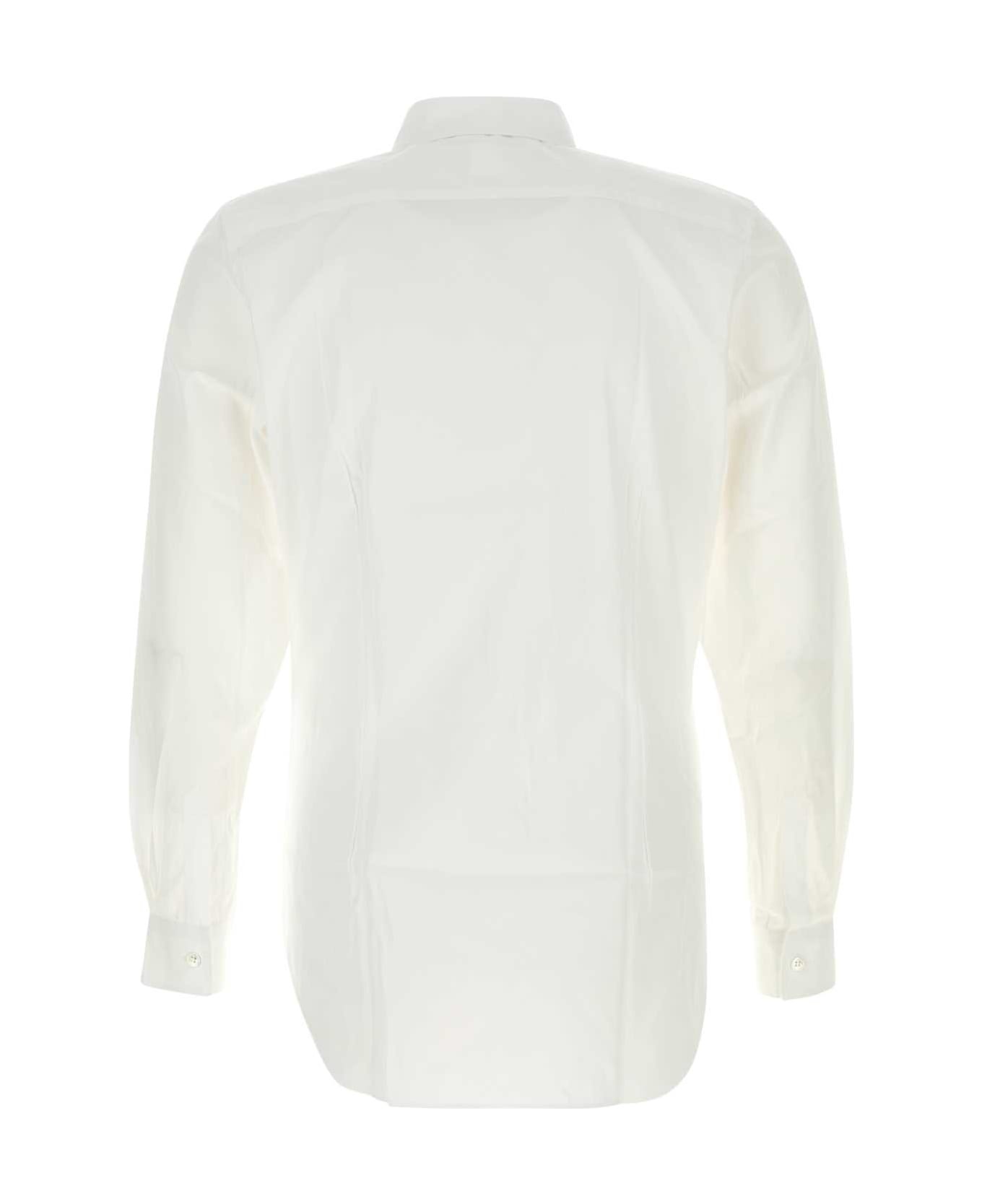 White Poplin Shirt - 2