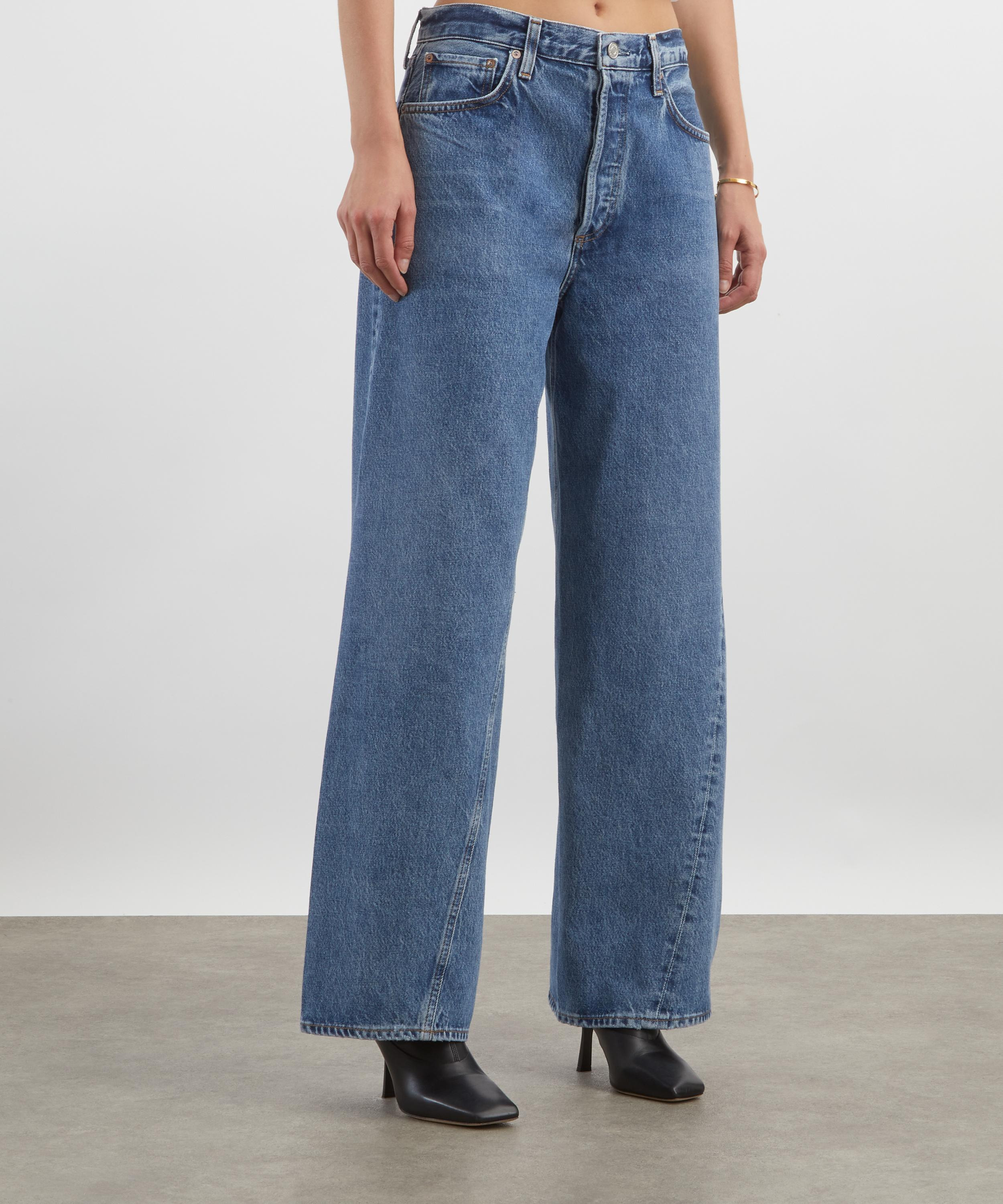 Twist Low Slung Baggy Jeans in Myth - 3