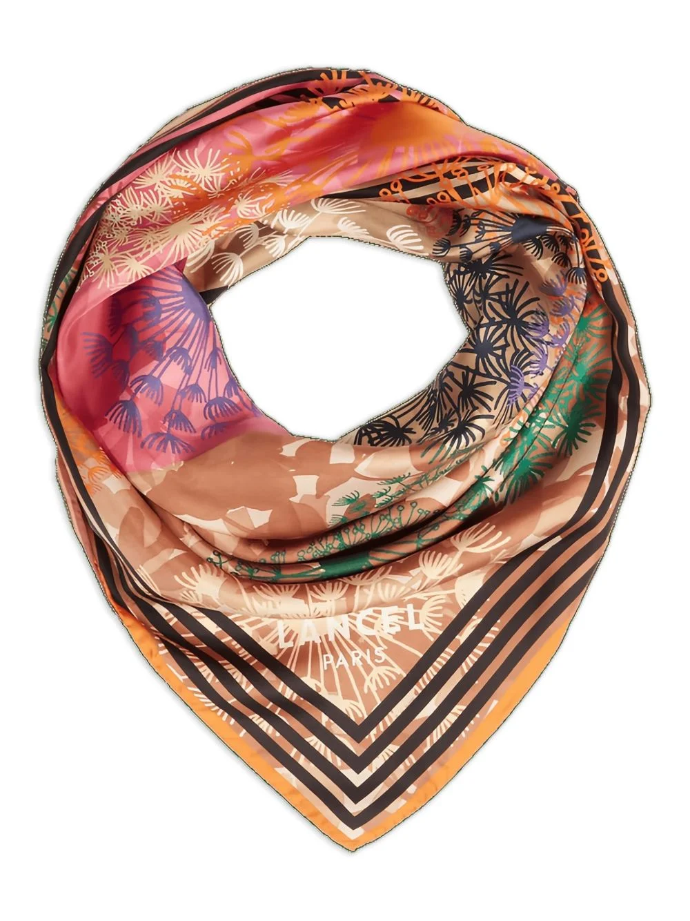 Quadri Feux D'Artifice-motif scarf - 1