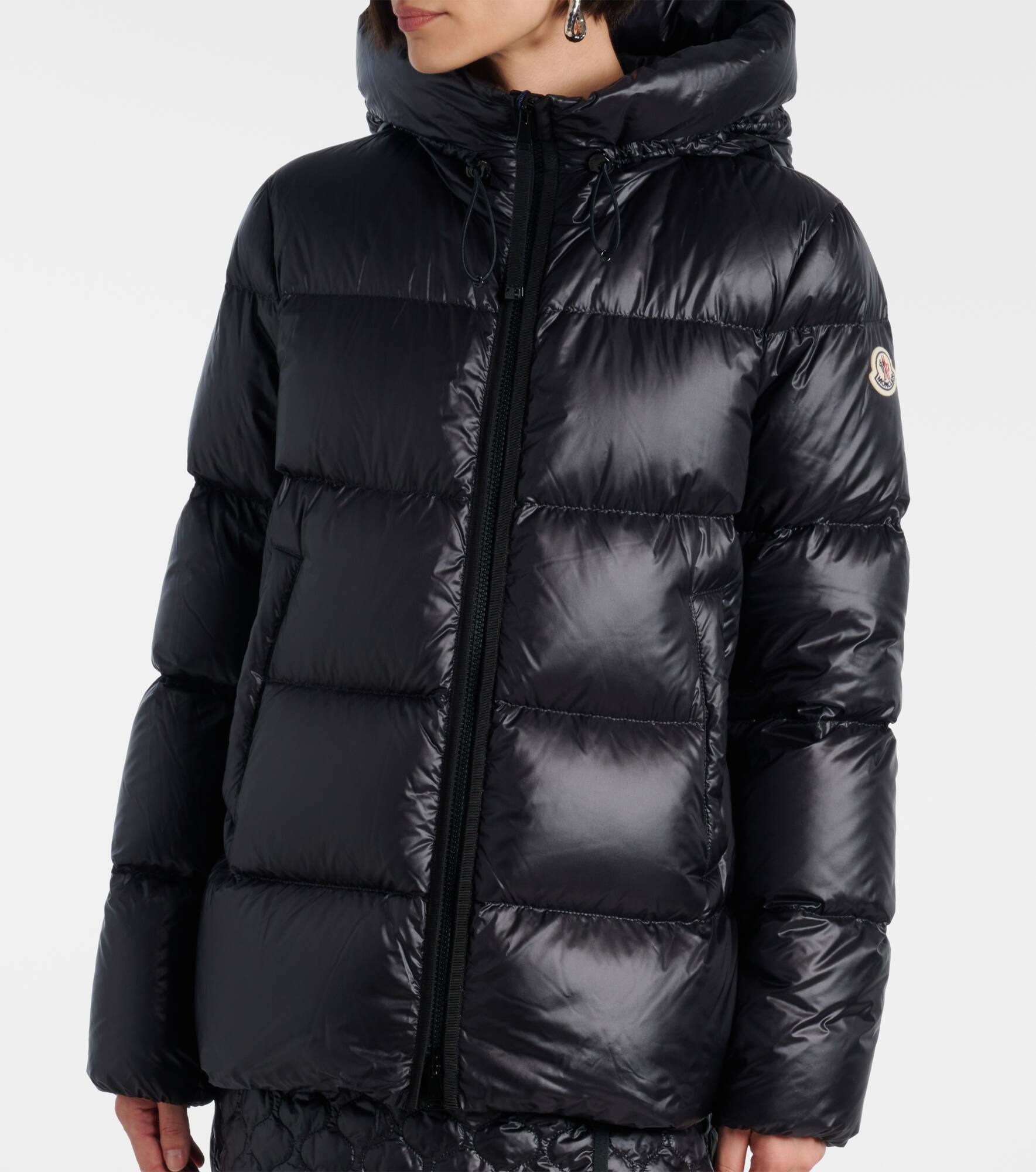 Quilted down jacket - 7