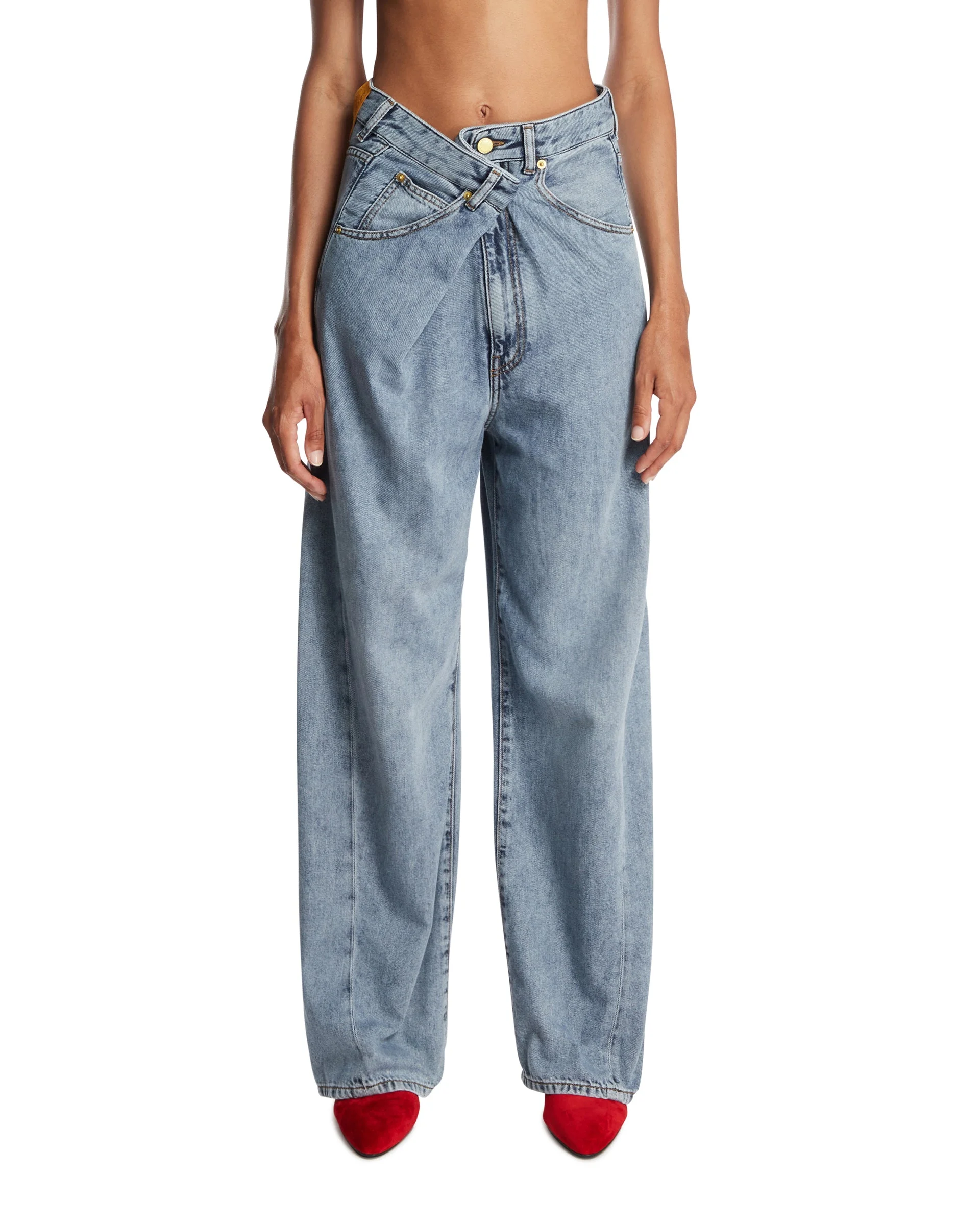 Blue Crossed Jeans Ines - 1