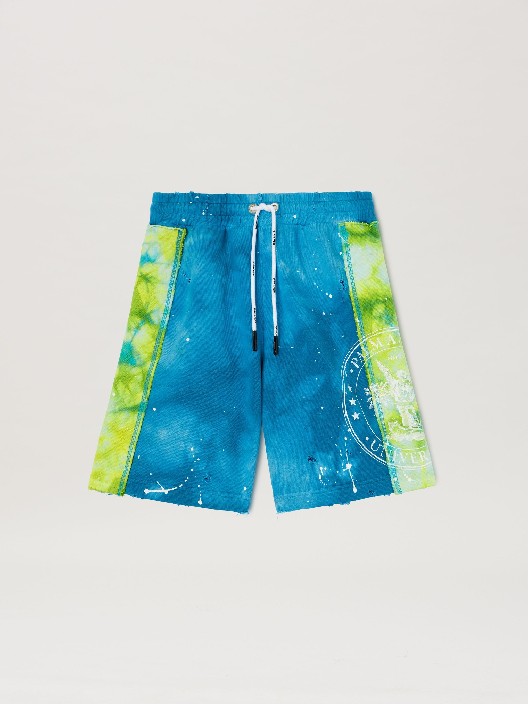 Mix Tie Dye Cut Vint Sweatshorts - 1