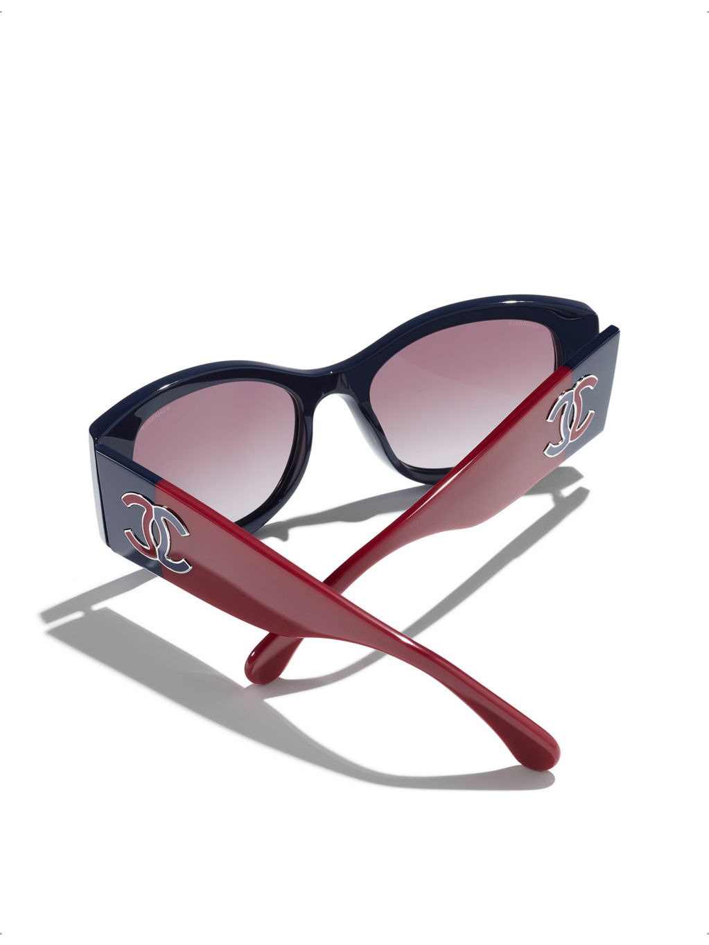 CH5524 irregular-frame acetate sunglasses - 4
