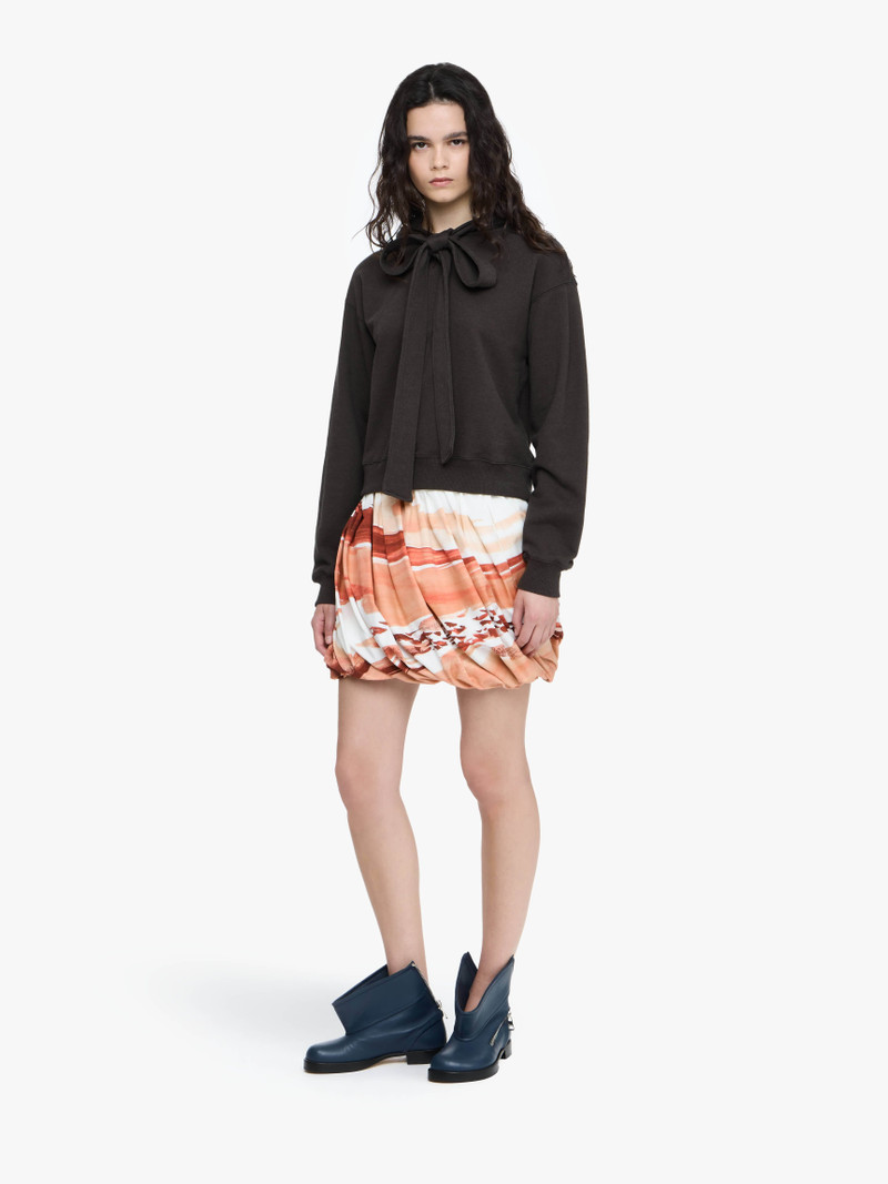 JW Anderson TIED BOW HOODIE outlook