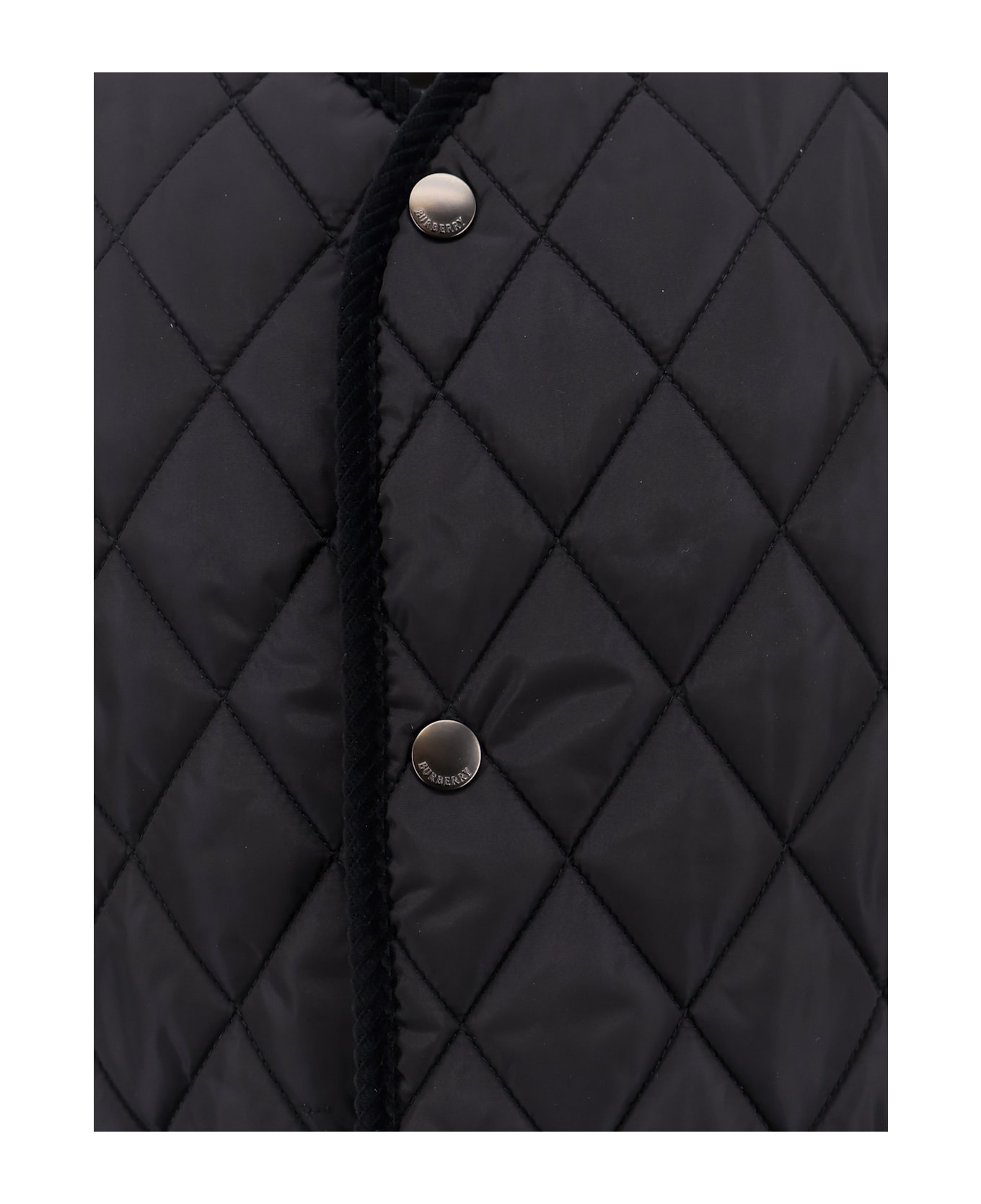 Black Nylon Sleeveless Jacket - 3