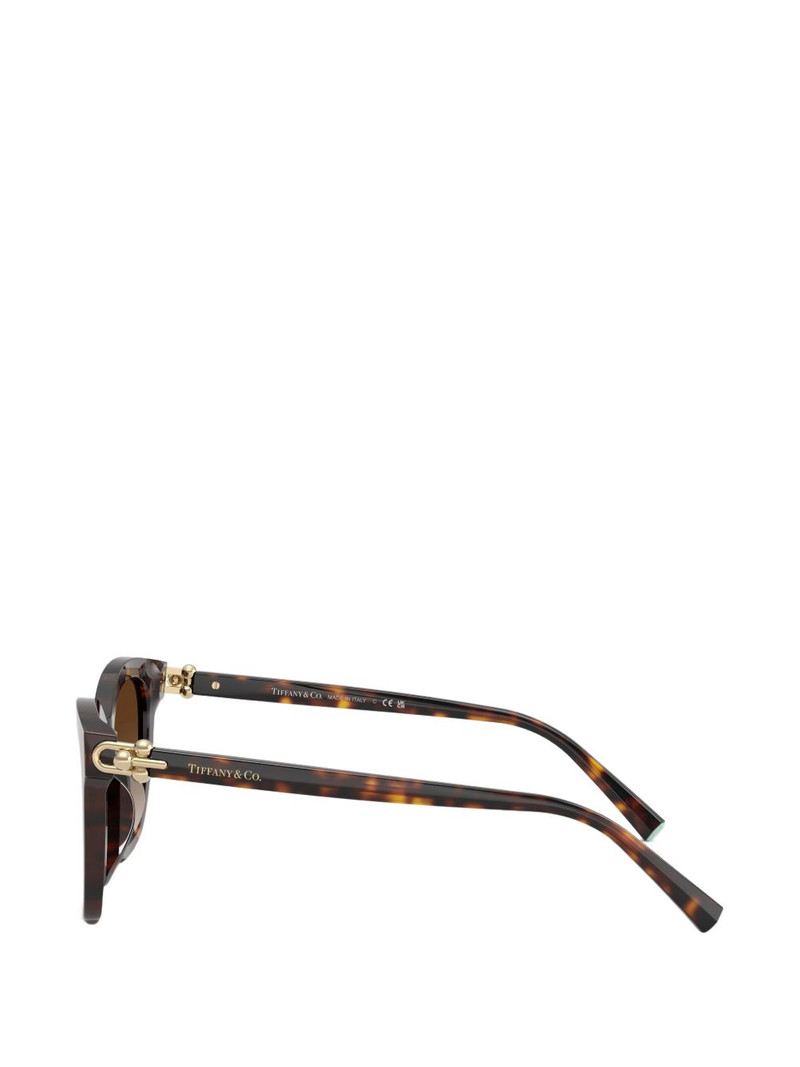 square-frame tortoiseshell sunglasses 3