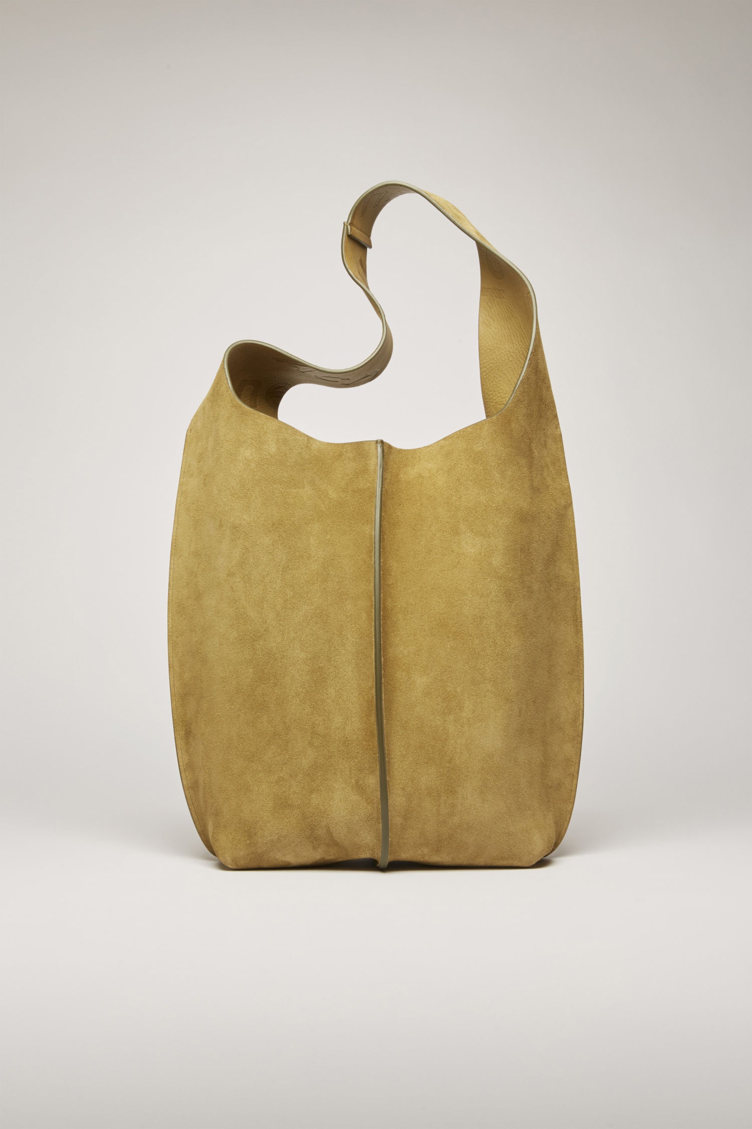 Suede tote bag moss green - 1