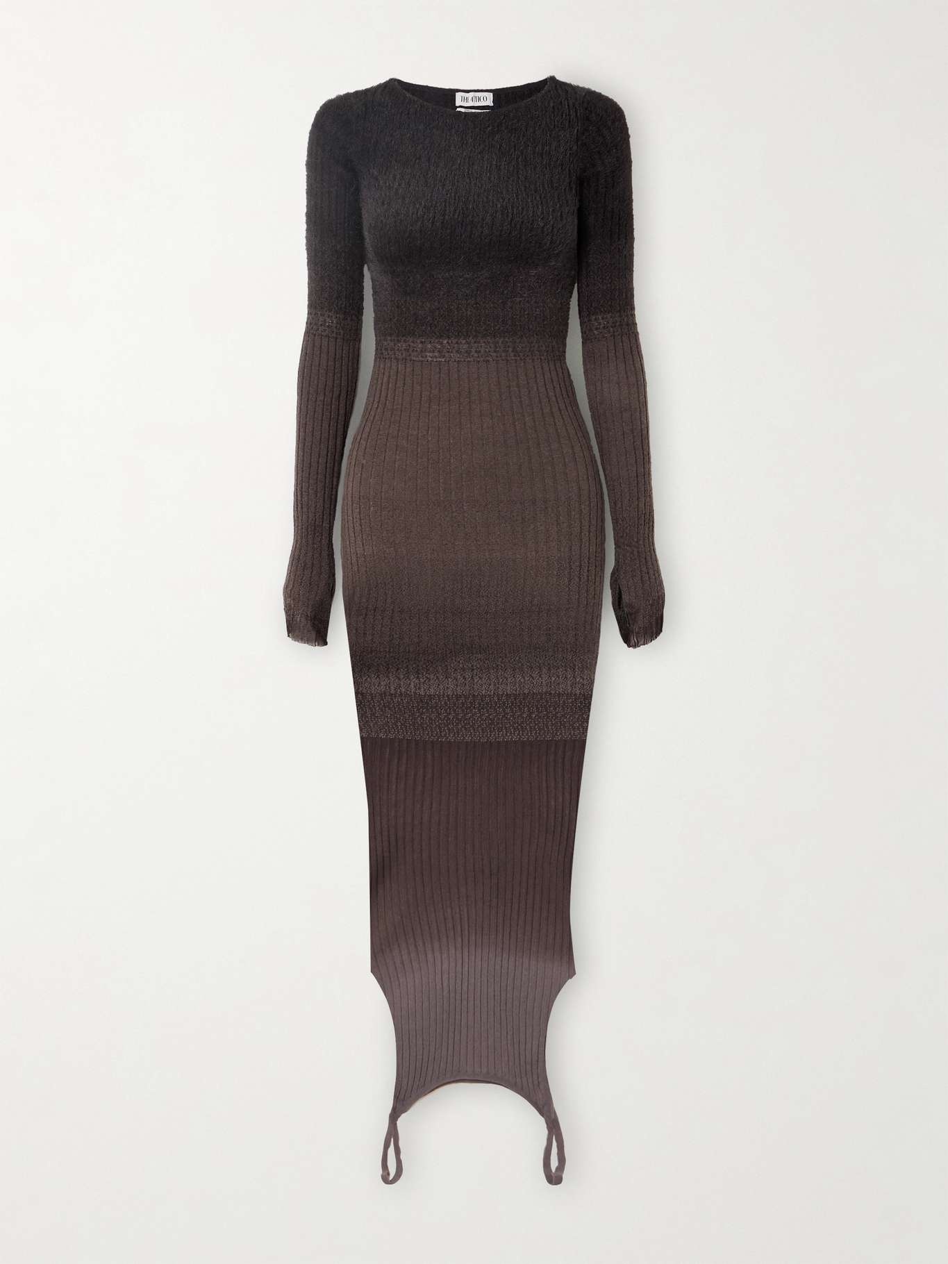 【関税込み】THE ATTICO Oversized knit dress The Attico Knitted Sweater Dress | Black | FARFETCH