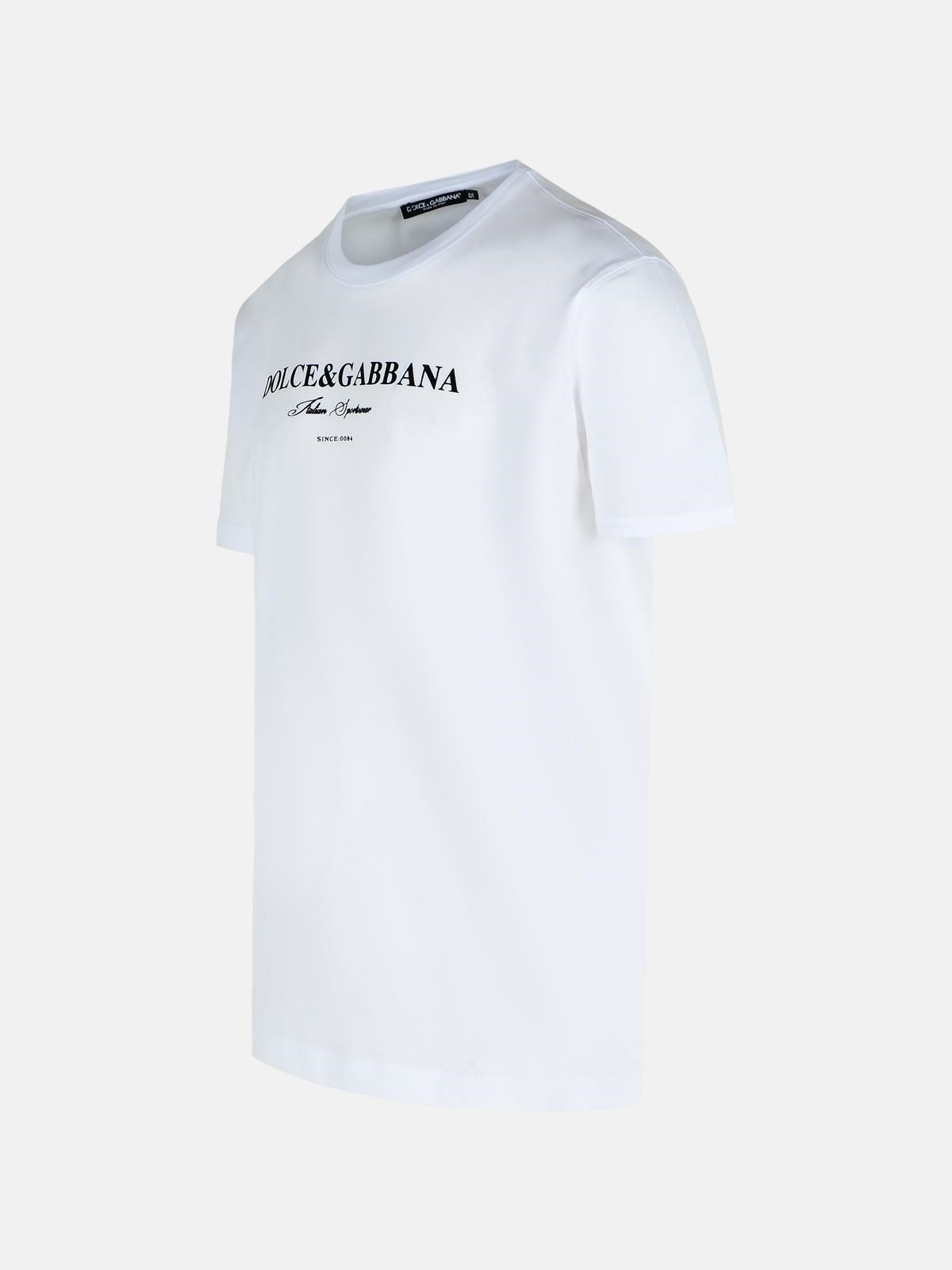 WHITE COTTON T-SHIRT - 2