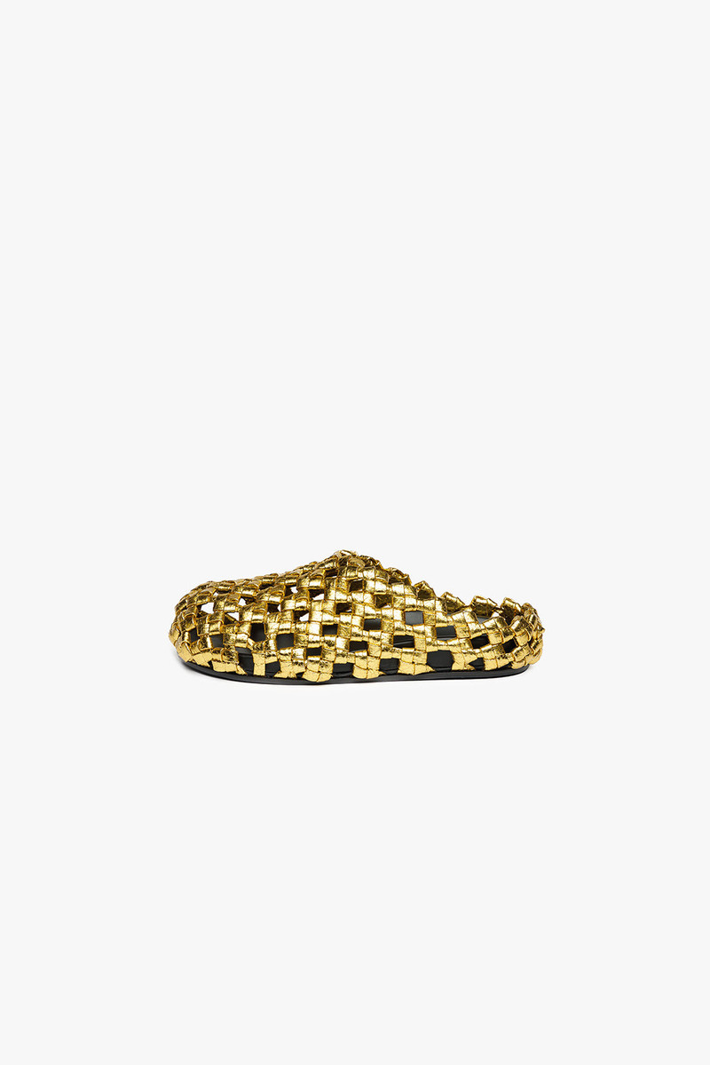 WEAVED CLOG SILVER GOLD - EXCLUSIVE 1