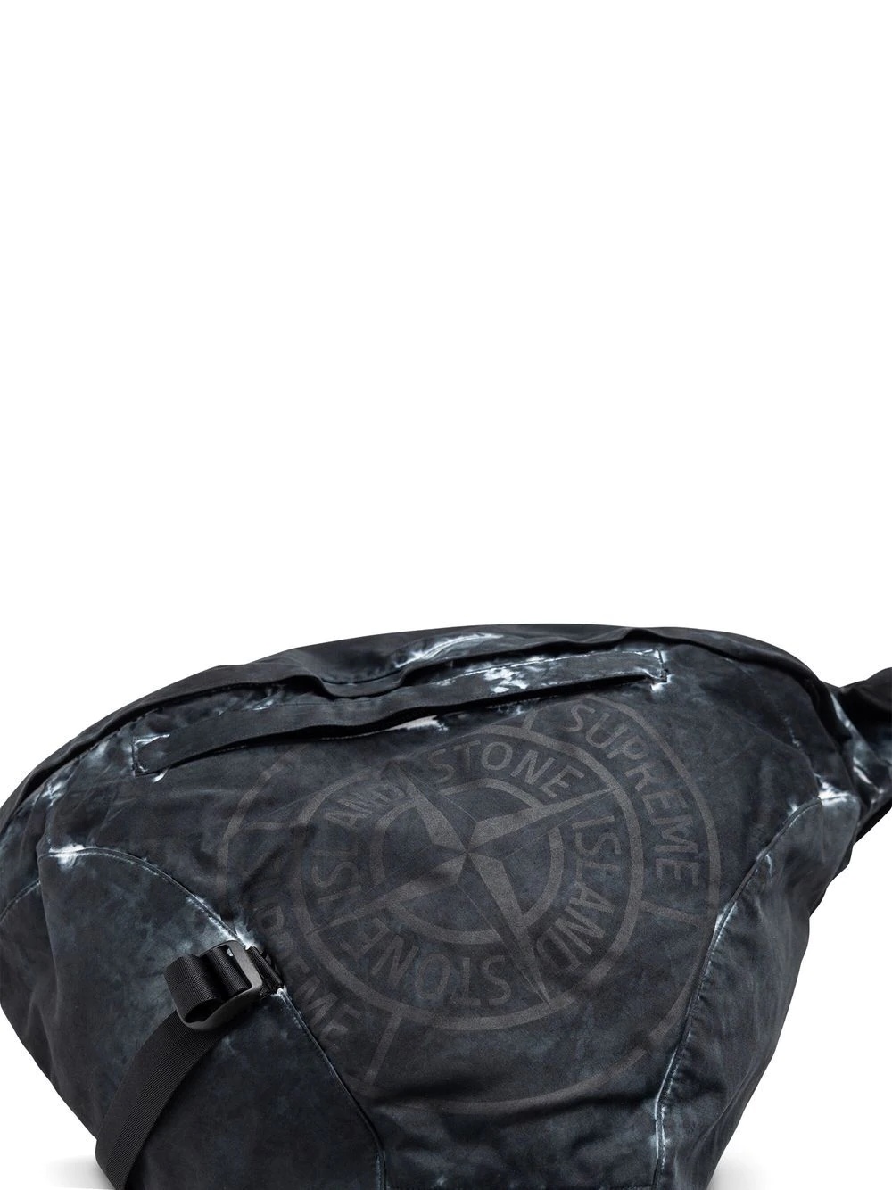 Supreme x Stone Island printed Camo shoulder bag | REVERSIBLE