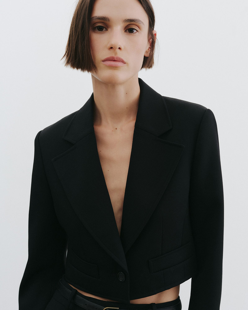 BELINO CROPPED WOOL JACKET 4
