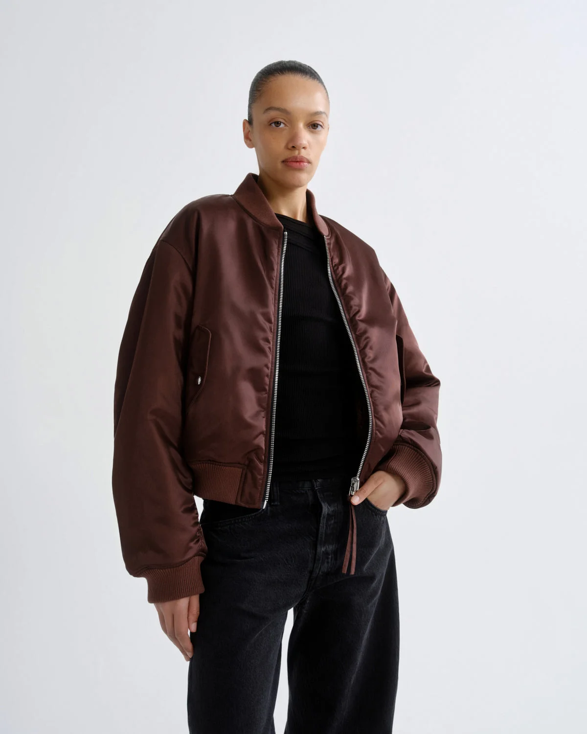 FRANKIE REVERSIBLE BOMBER IN MORELLO - 1
