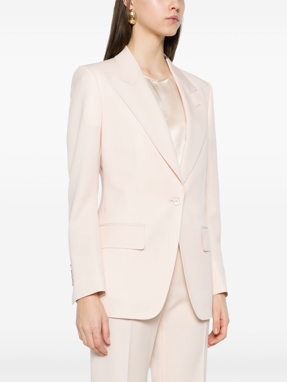 wool blazer - 3