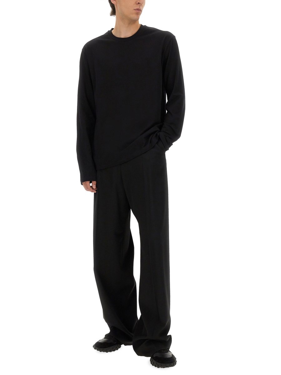 COTTON LONG SLEEVE T-SHIRT WITH PRINT - 2