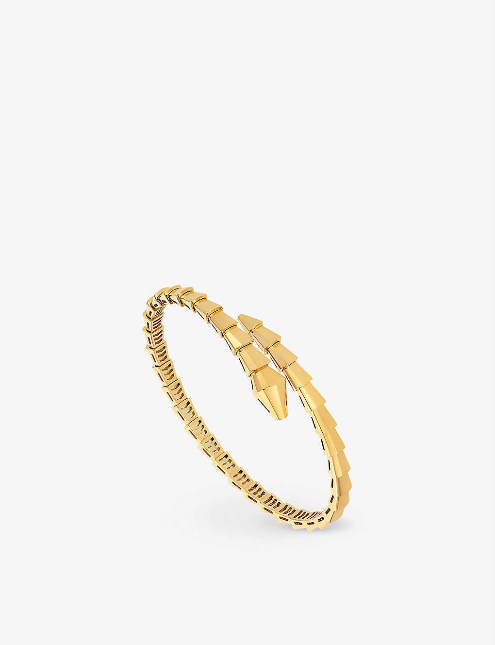 Serpenti Viper 18ct yellow-gold bangle bracelet - 2