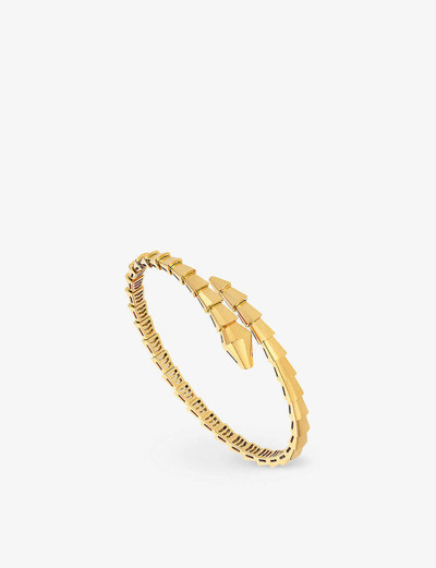 BVLGARI Serpenti Viper 18ct yellow-gold bangle bracelet outlook