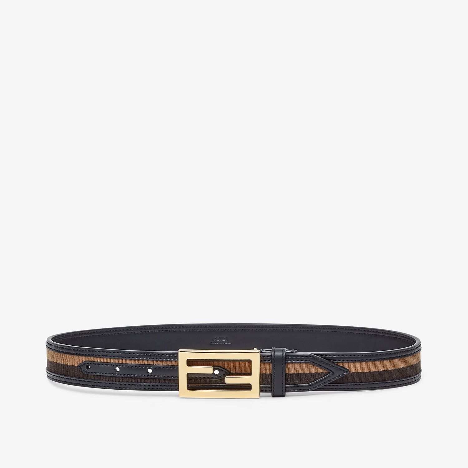 Brown fabric belt - 1