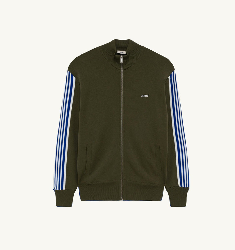 KNITTED TENNIS VISCOSE ZIP JACKET MAN 1