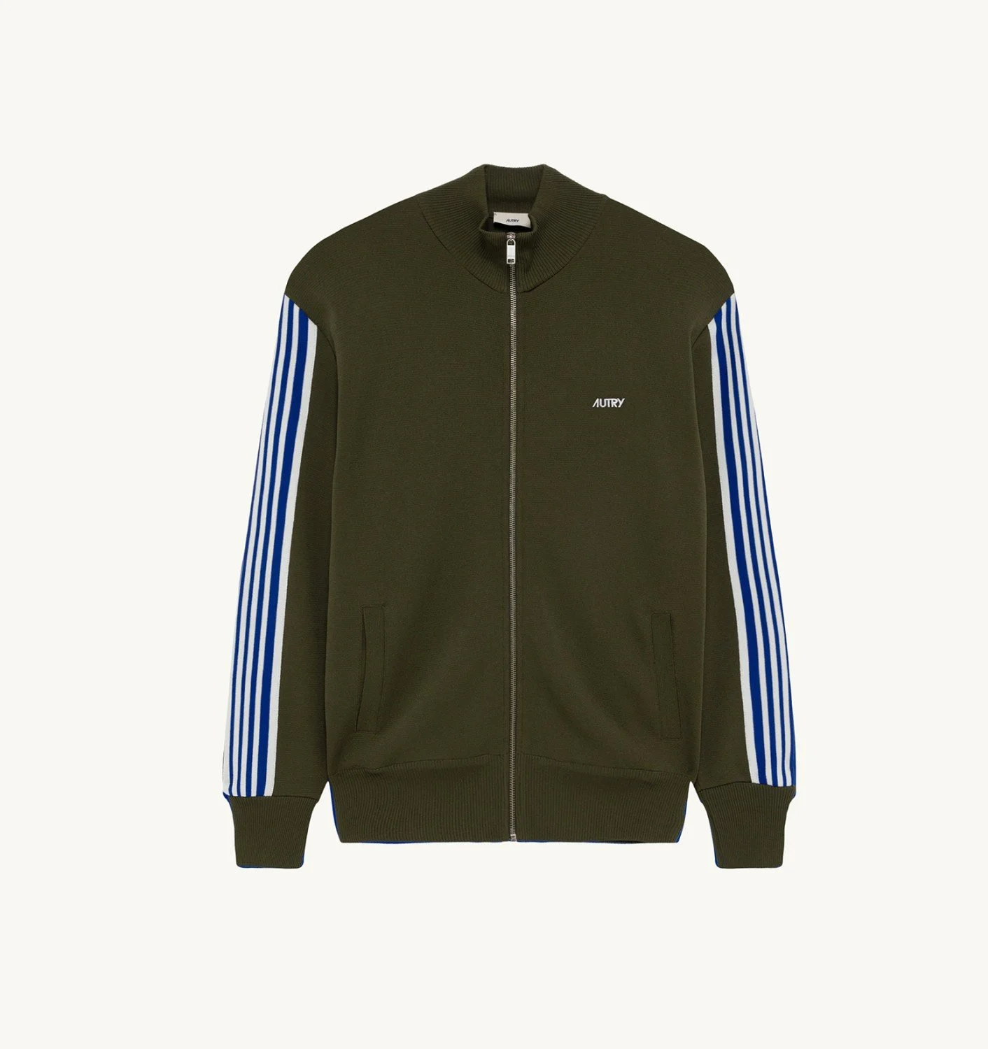 KNITTED TENNIS VISCOSE ZIP JACKET MAN - 1