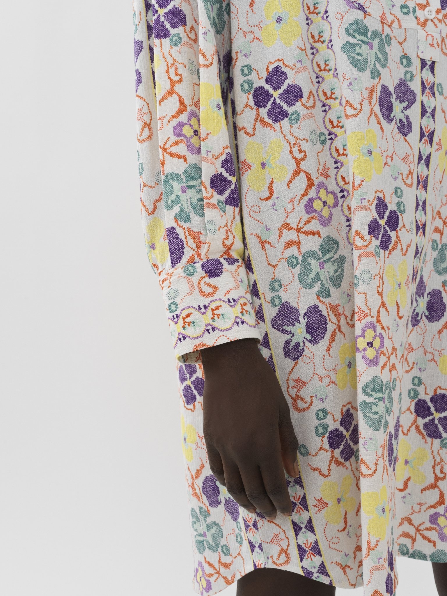 SHIRT DRESS WITH PRINT - 5