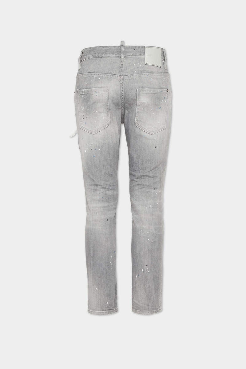 BLUE PEAKS GREY WASH SKATER JEANS - 2