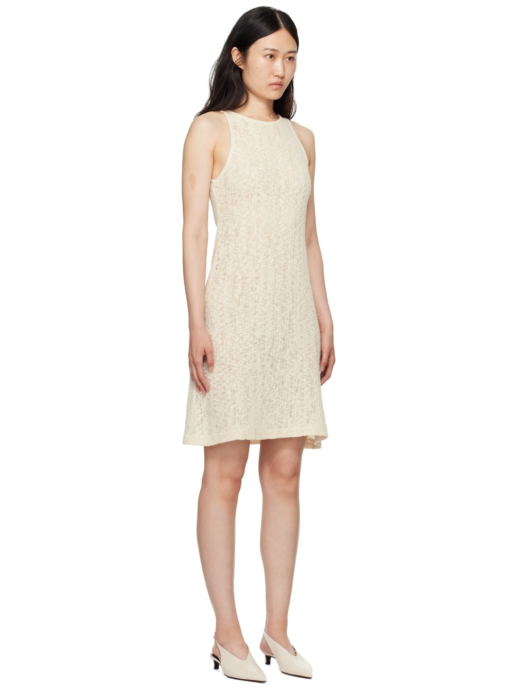 Off-White Whisper Midi Dress - 2