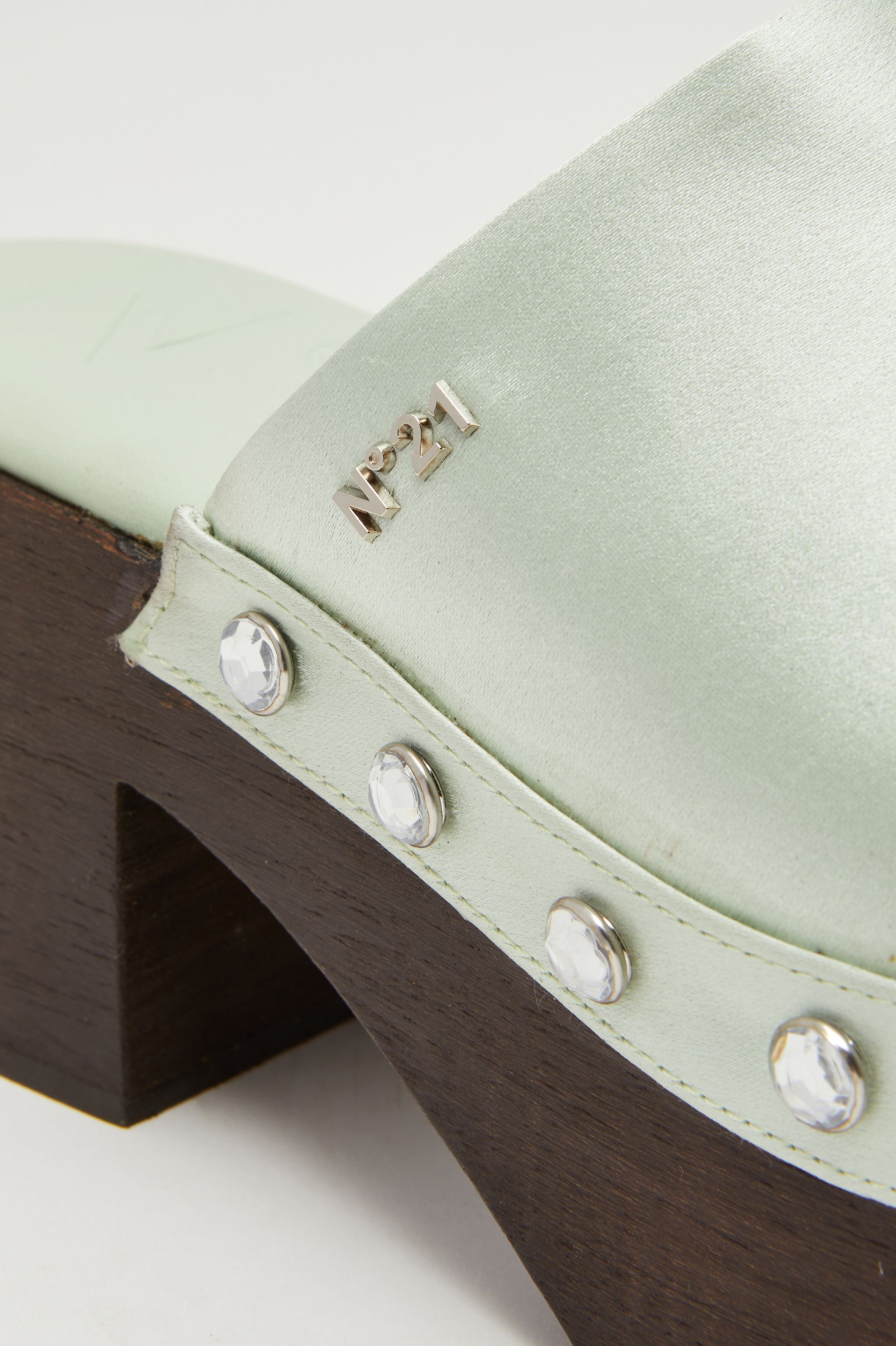CRYSTAL-EMBELLISHED CLOGS - 5