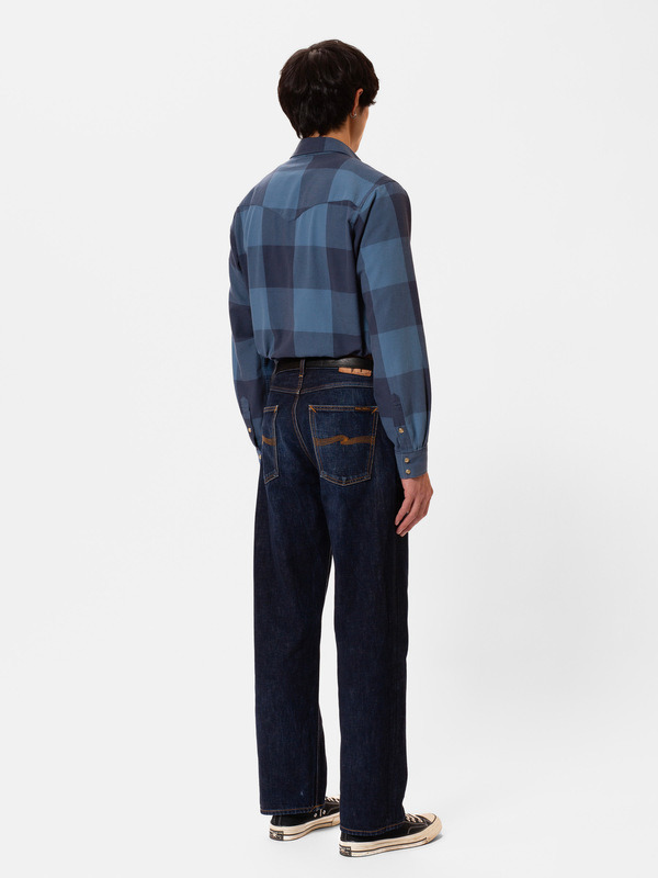 George Flannel Shirt Blue - 5